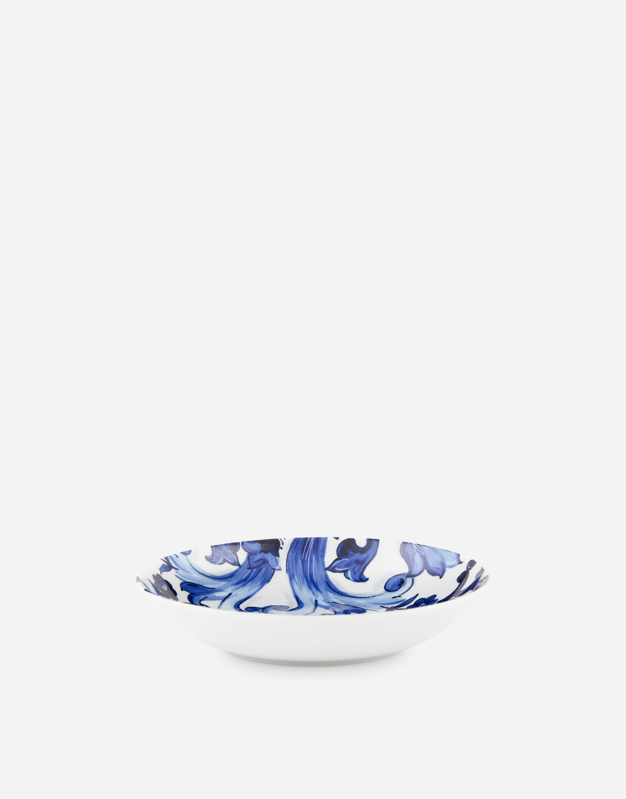 Dolce & Gabbana Set 2 Porcelain Soup Plates Multicolor Unisex Onesize In Multicolor