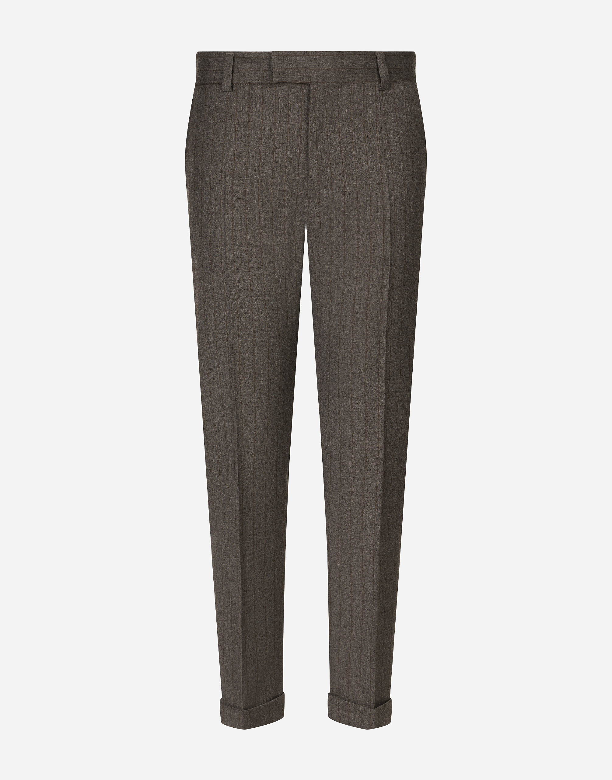 Dolce & Gabbana Tailored Striped Flannel Pants - Man Pants And Shorts Multicolor