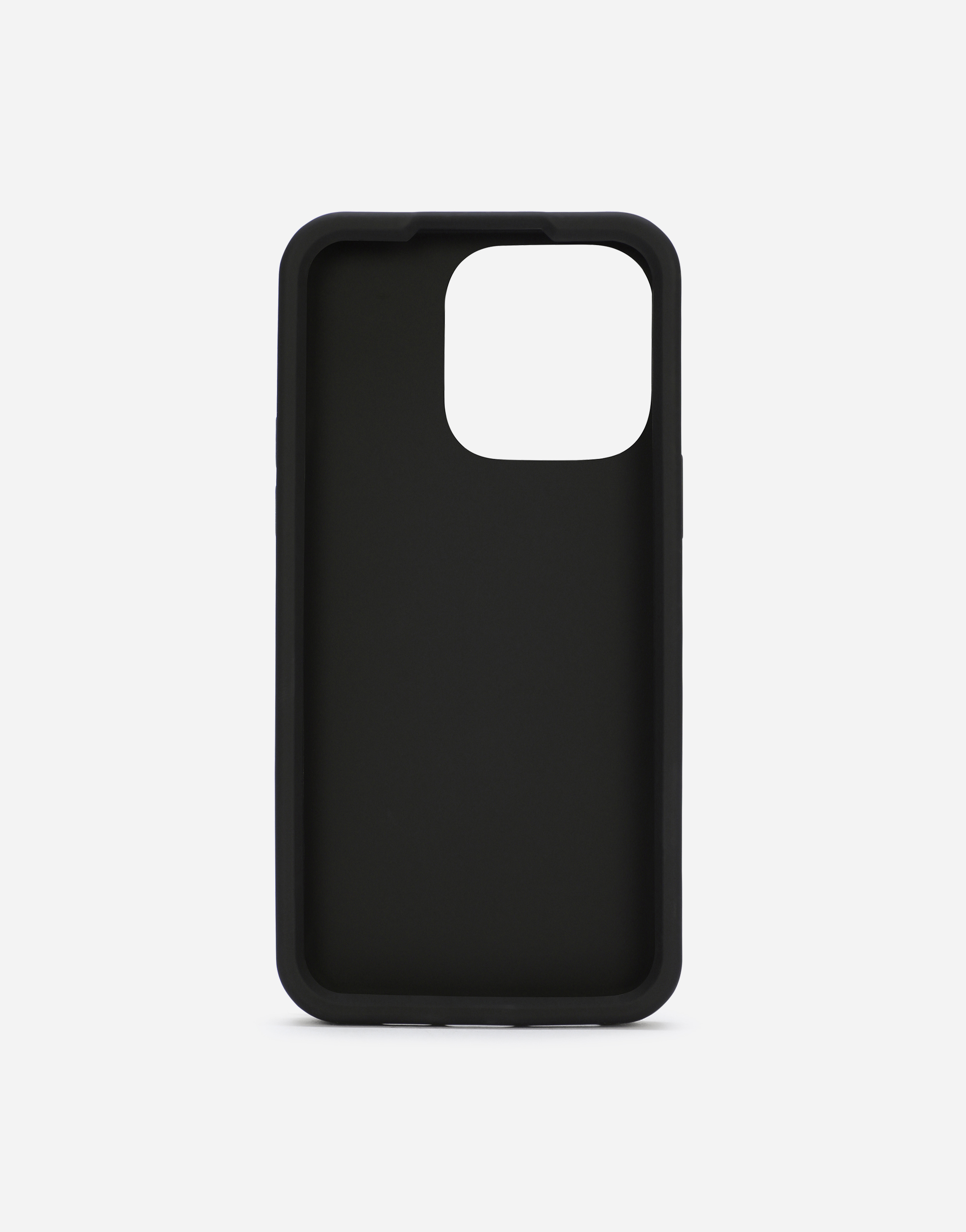 Dolce & Gabbana Lace Rubber Iphone 14 Pro Cover In Multicolor