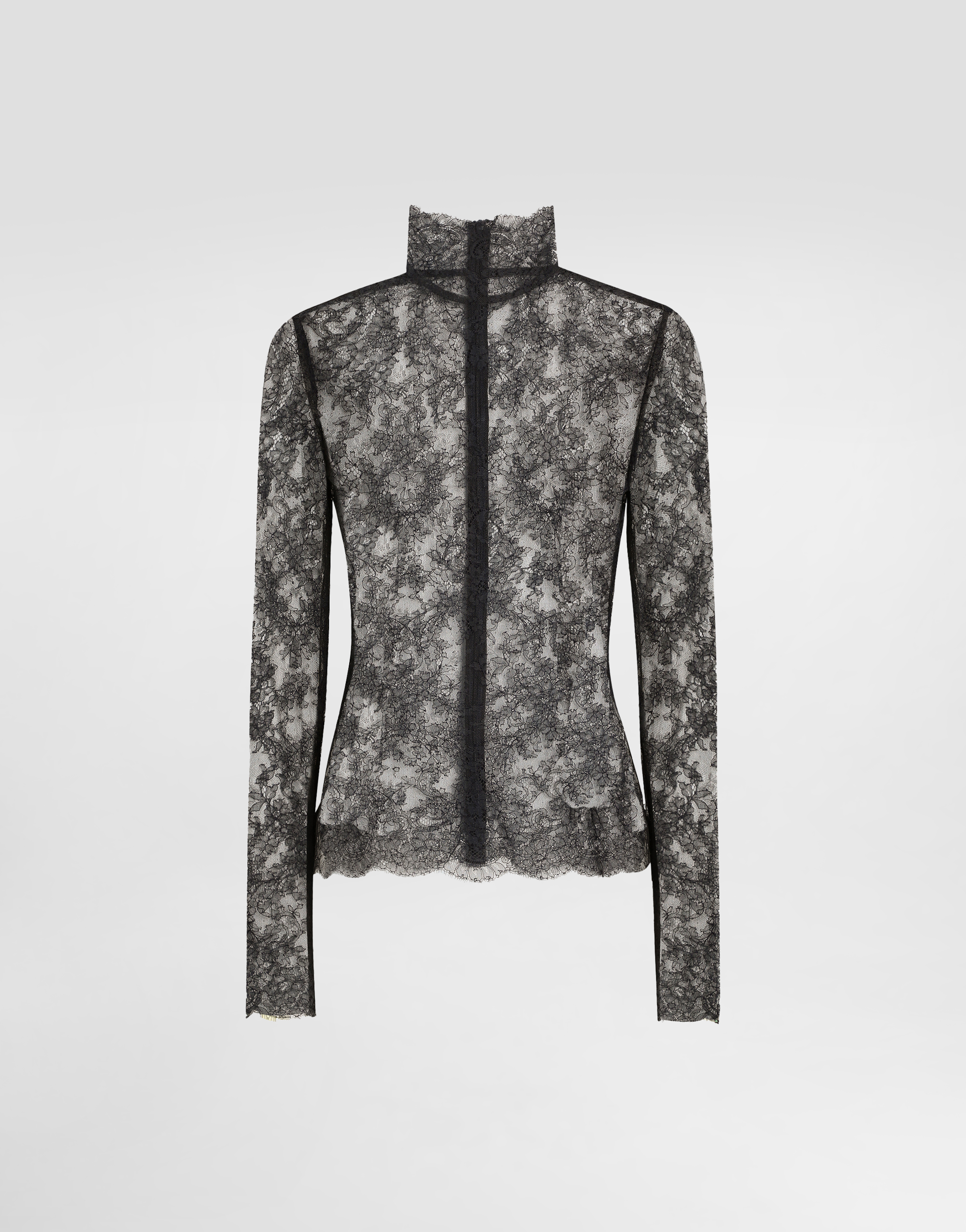 Dolce & Gabbana Chantilly-lace Top - Women's - Viscose/polyester In Multicolor