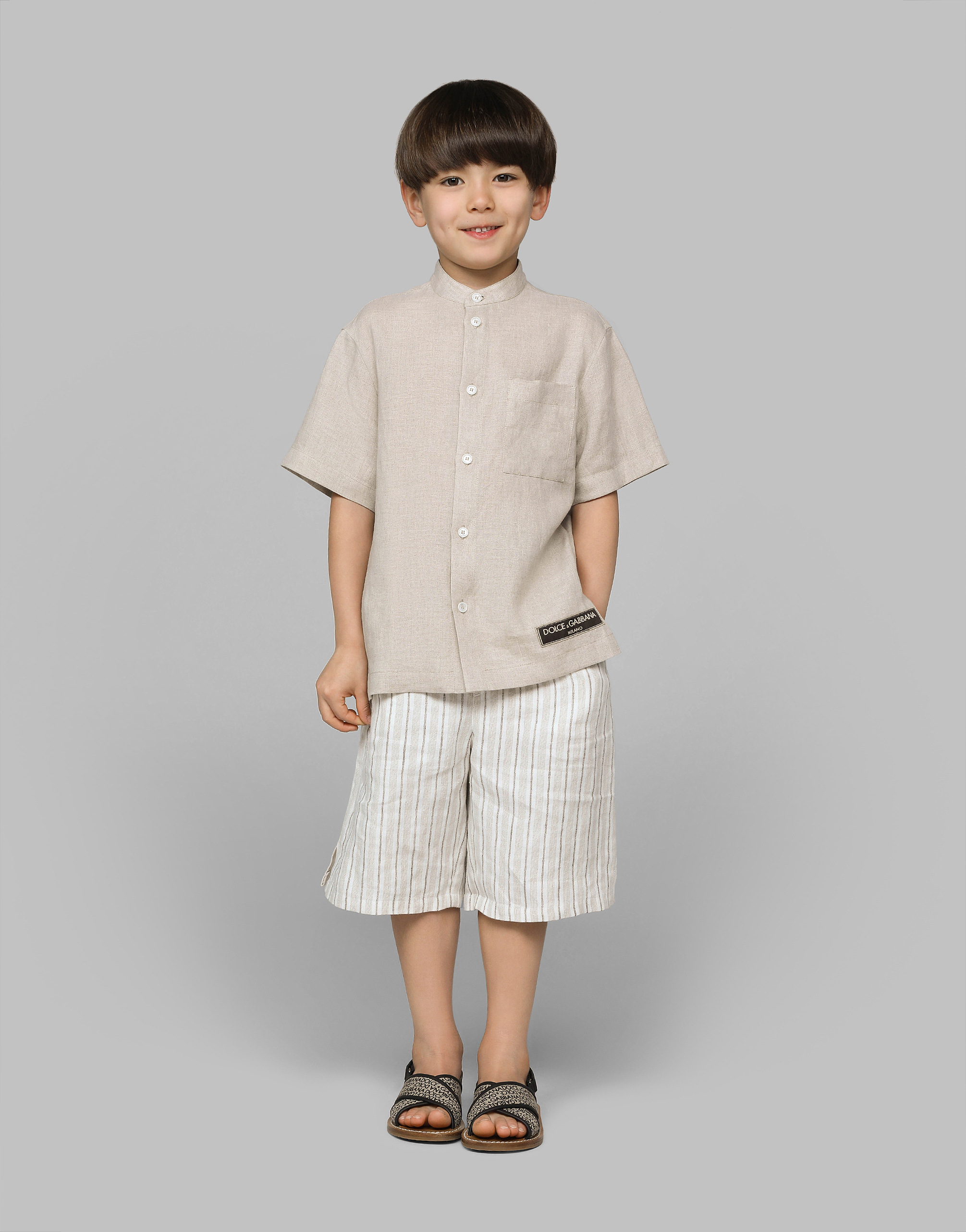 Dolce & Gabbana Bermuda In Rigato