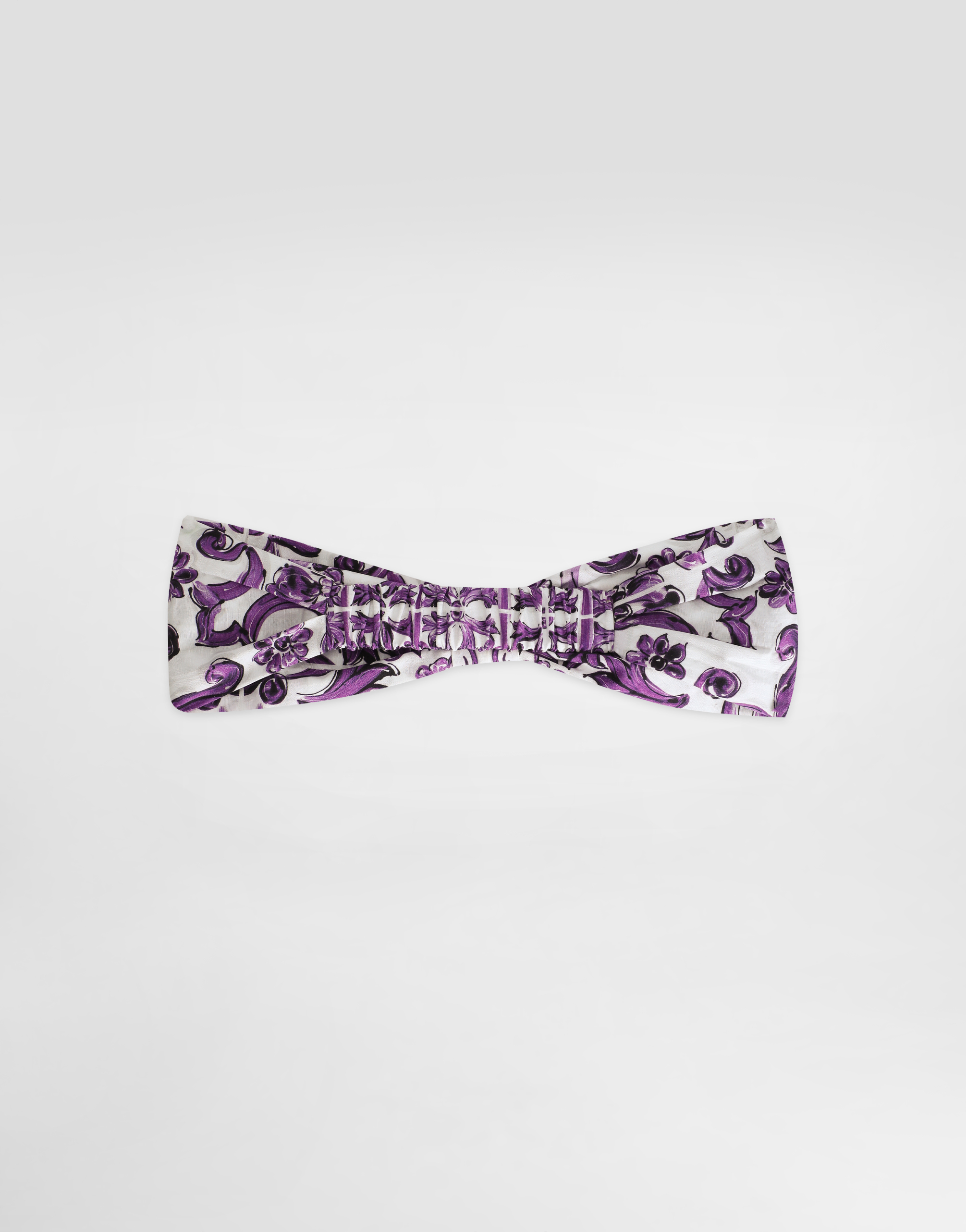 Dolce & Gabbana Majolica-print Poplin Headband