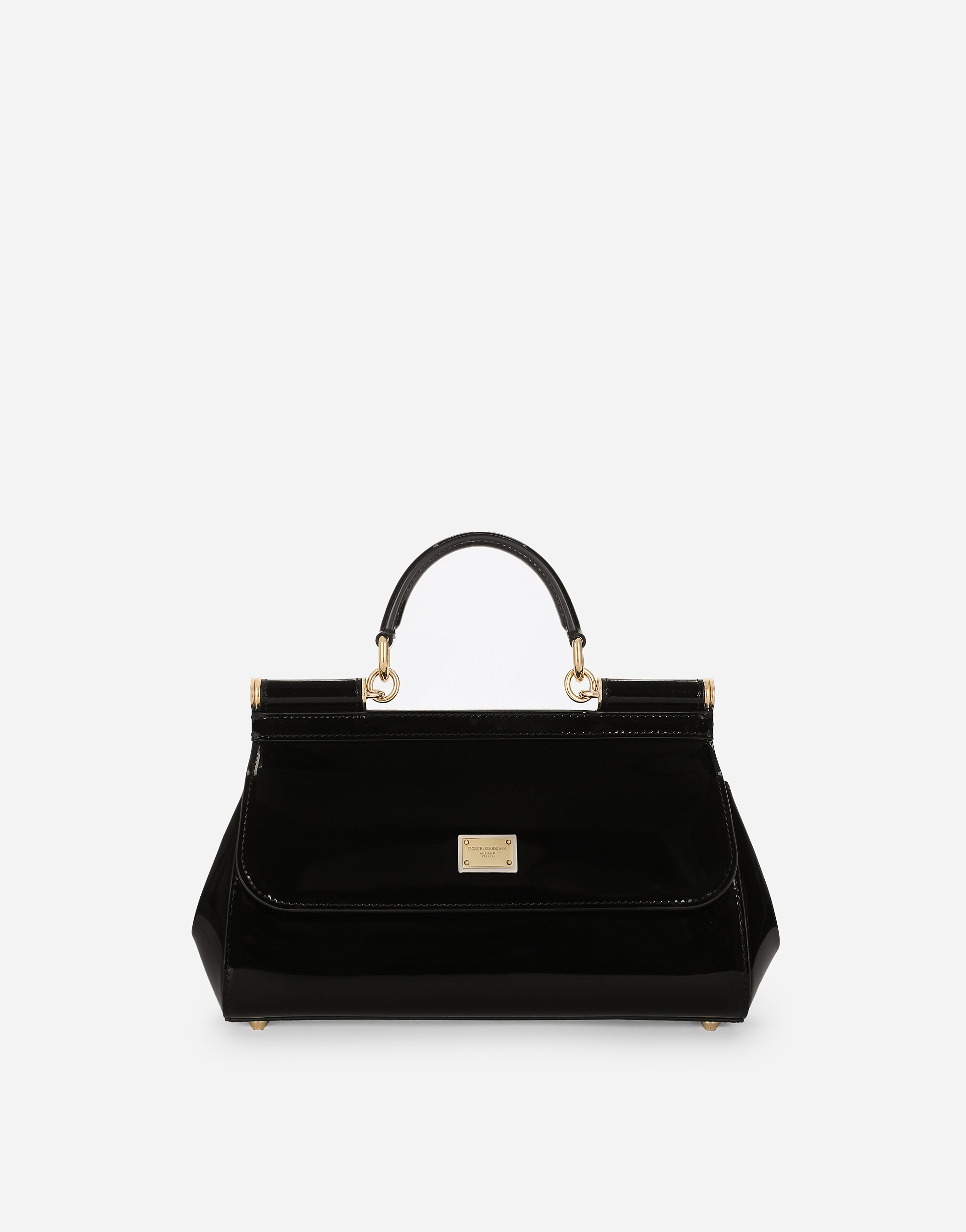 Dolce & Gabbana Elongated Sicily Handbag In Black