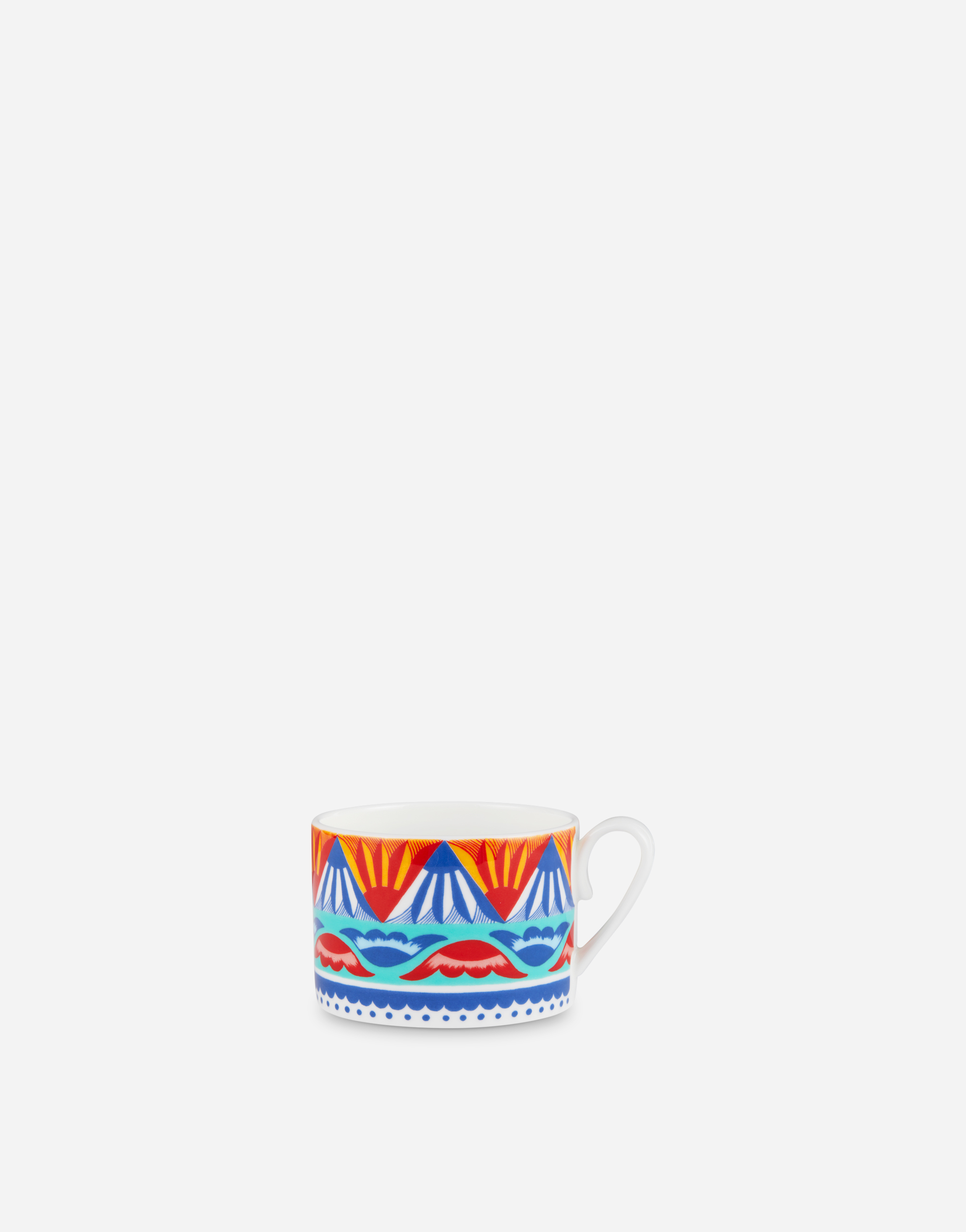 Dolce & Gabbana Fine Porcelain Tea Set In Multicolor