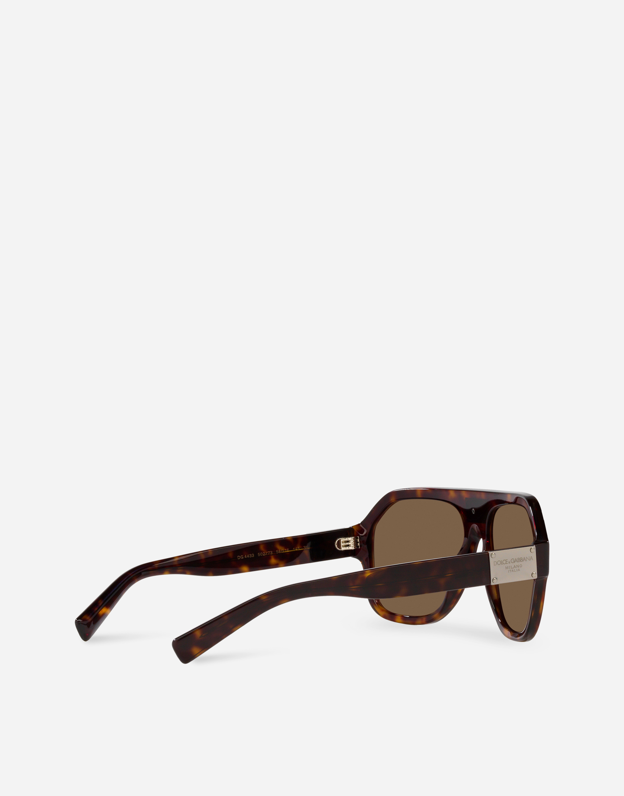 DOLCE & GABBANA DG PLAQUE SUNGLASSES
