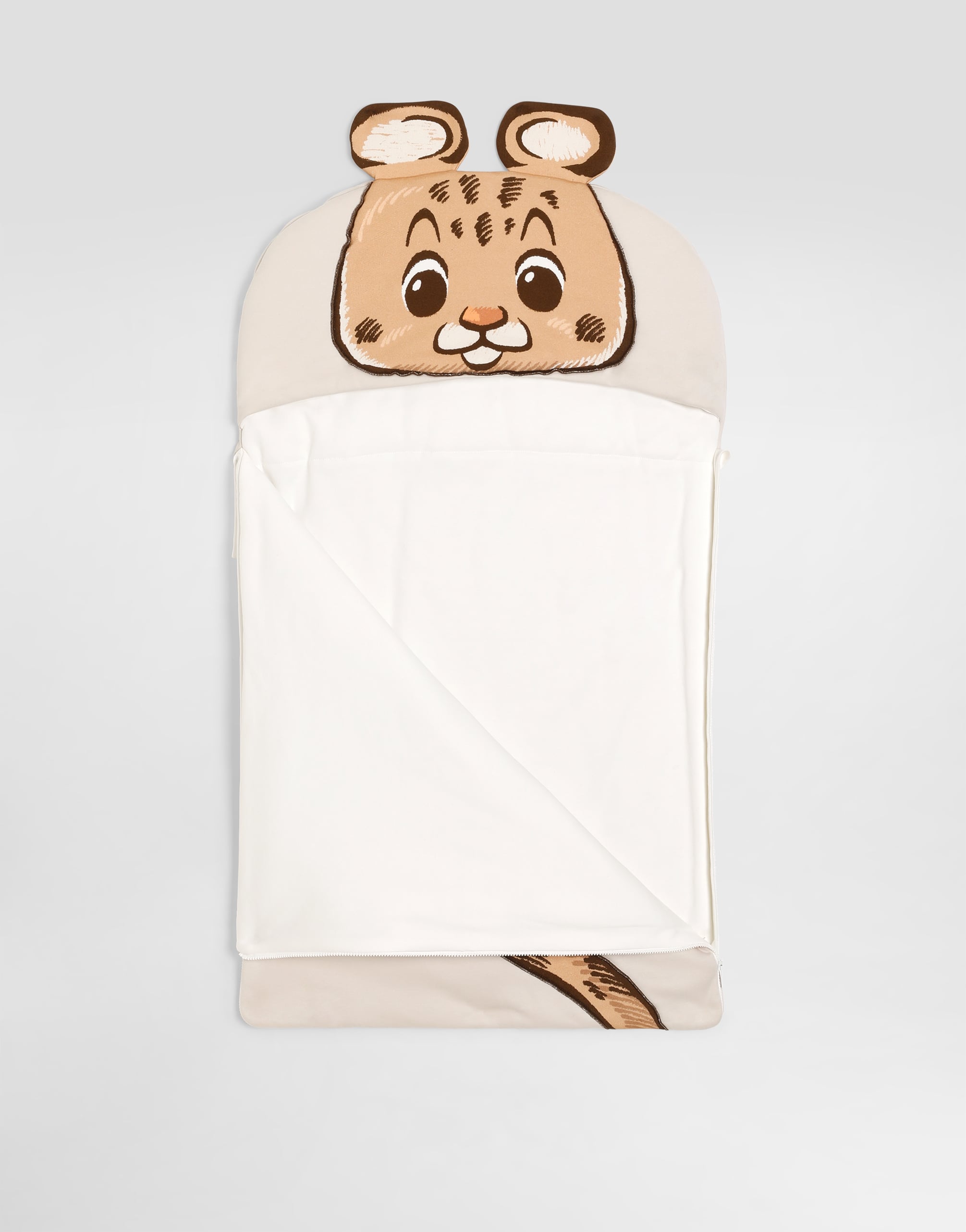  Dolce & Gabbana Newborn Jersey Baby Nest With Dg Patch And Leopard Print - Mann Accessoires Und Baby Carrier Mehrfarbig Onesize 