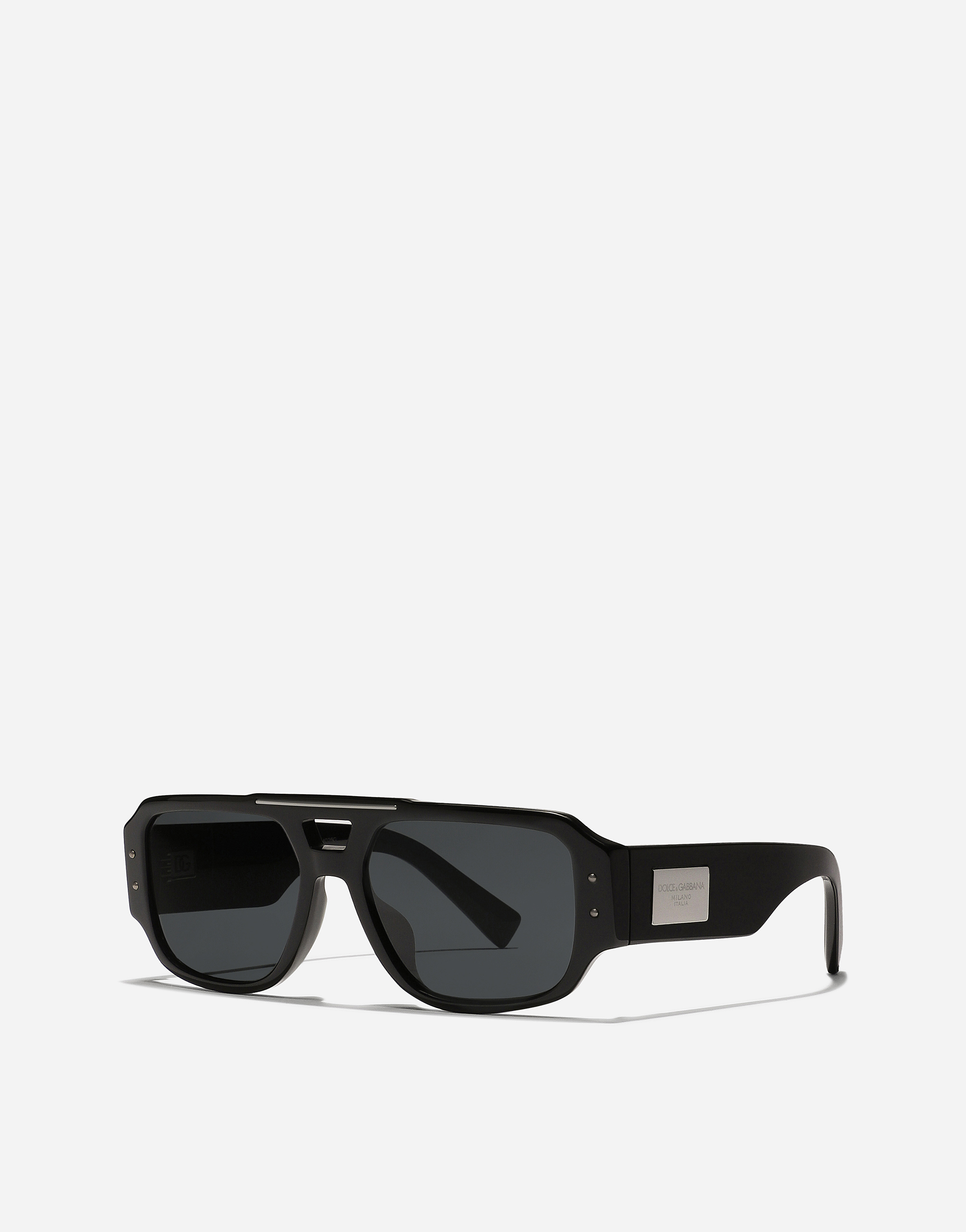 Dolce & Gabbana Pilot-frame Sunglasses In Black