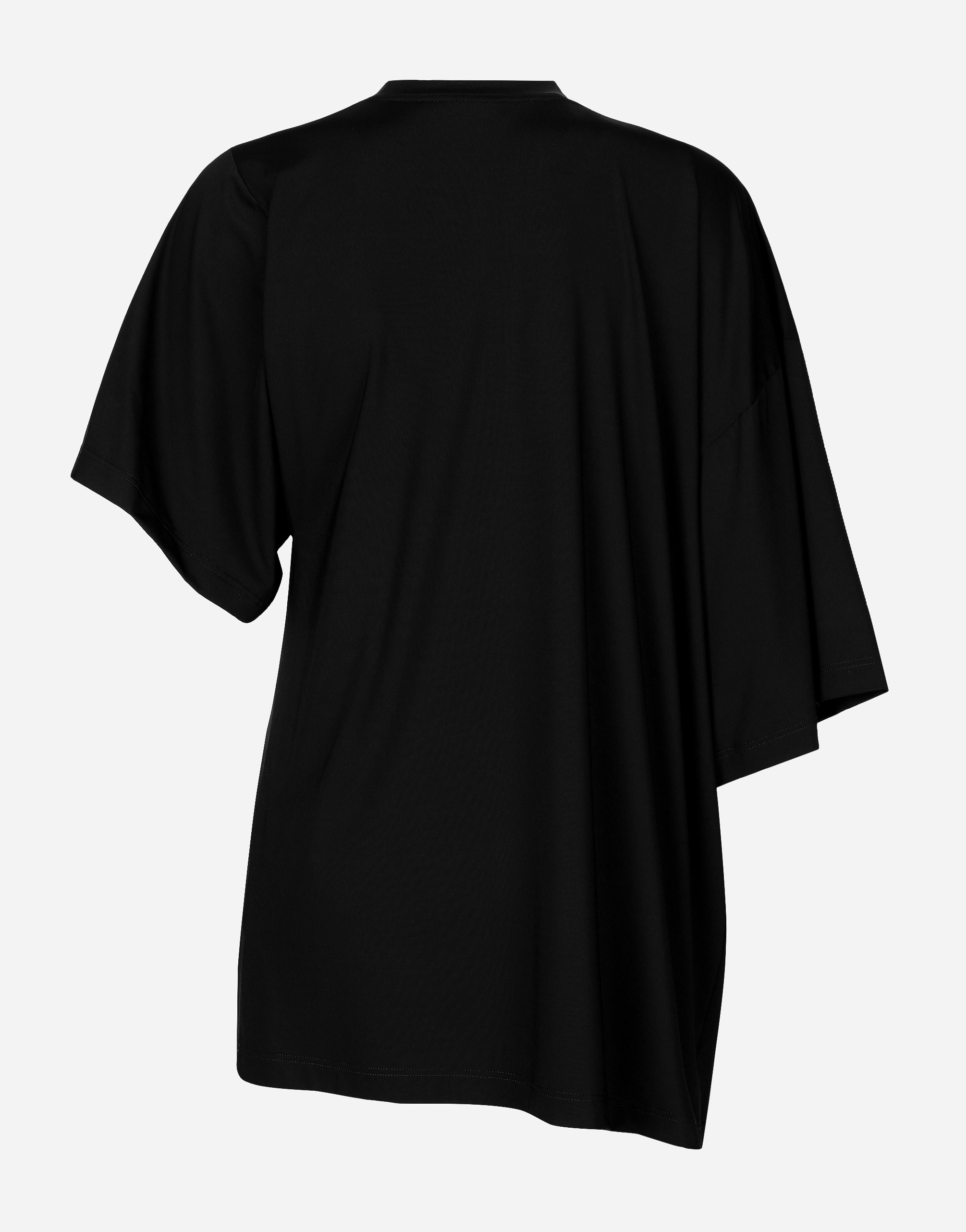 DOLCE & GABBANA ASYMMETRICAL TOP WITH CUT-OUT