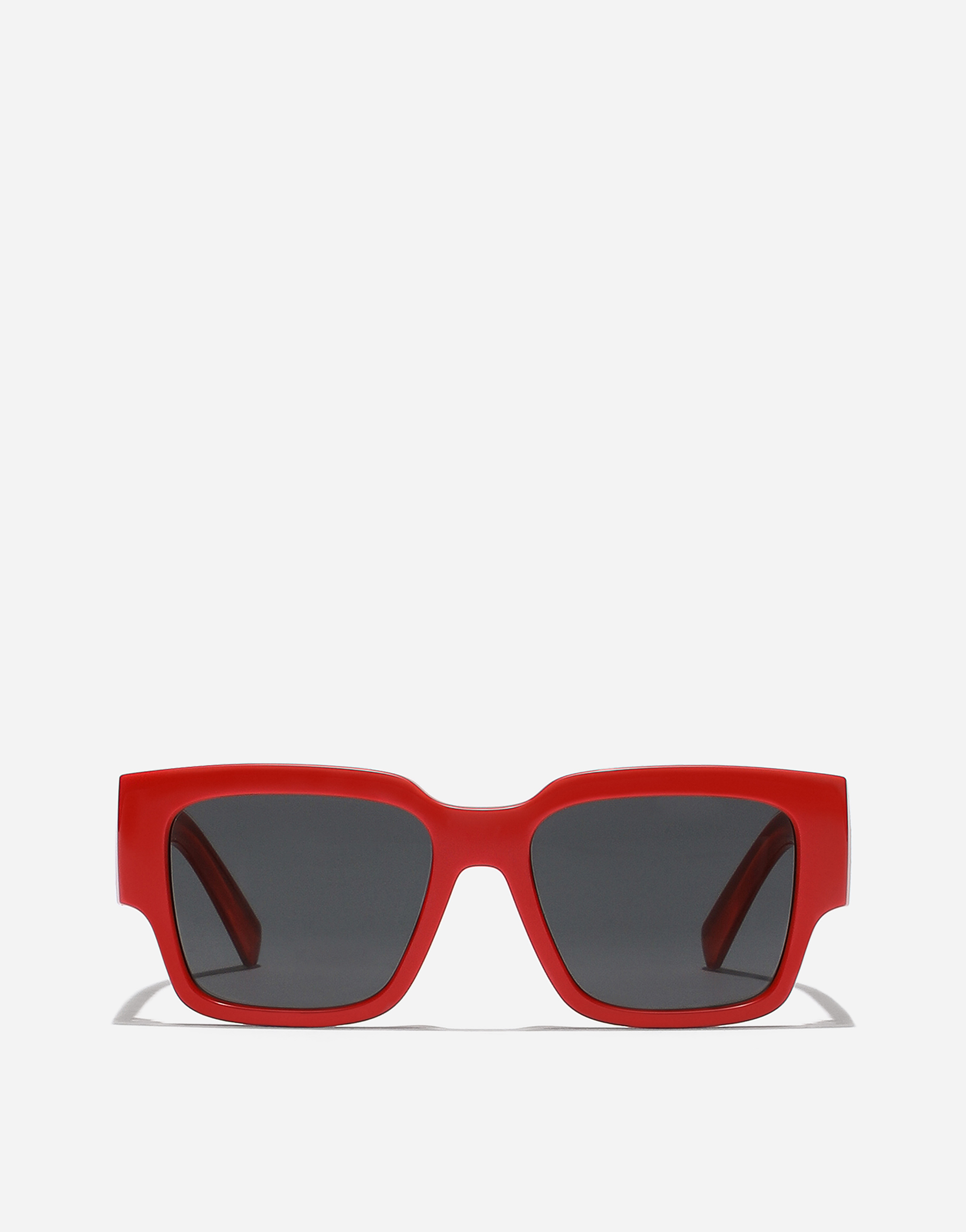 Dolce & Gabbana Dna Logo Sunglasses In レッド