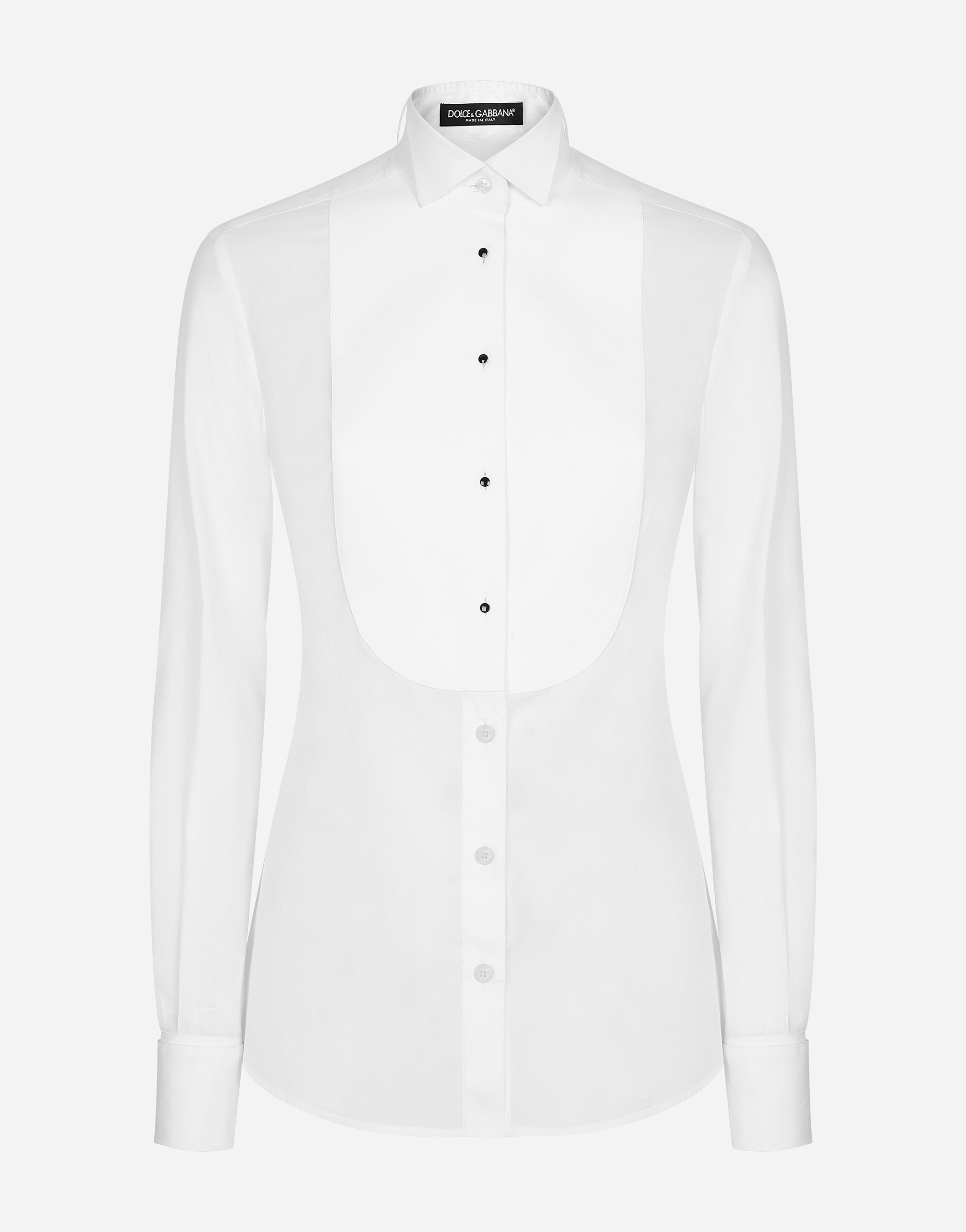 Dolce & Gabbana White Cotton Shirt In White