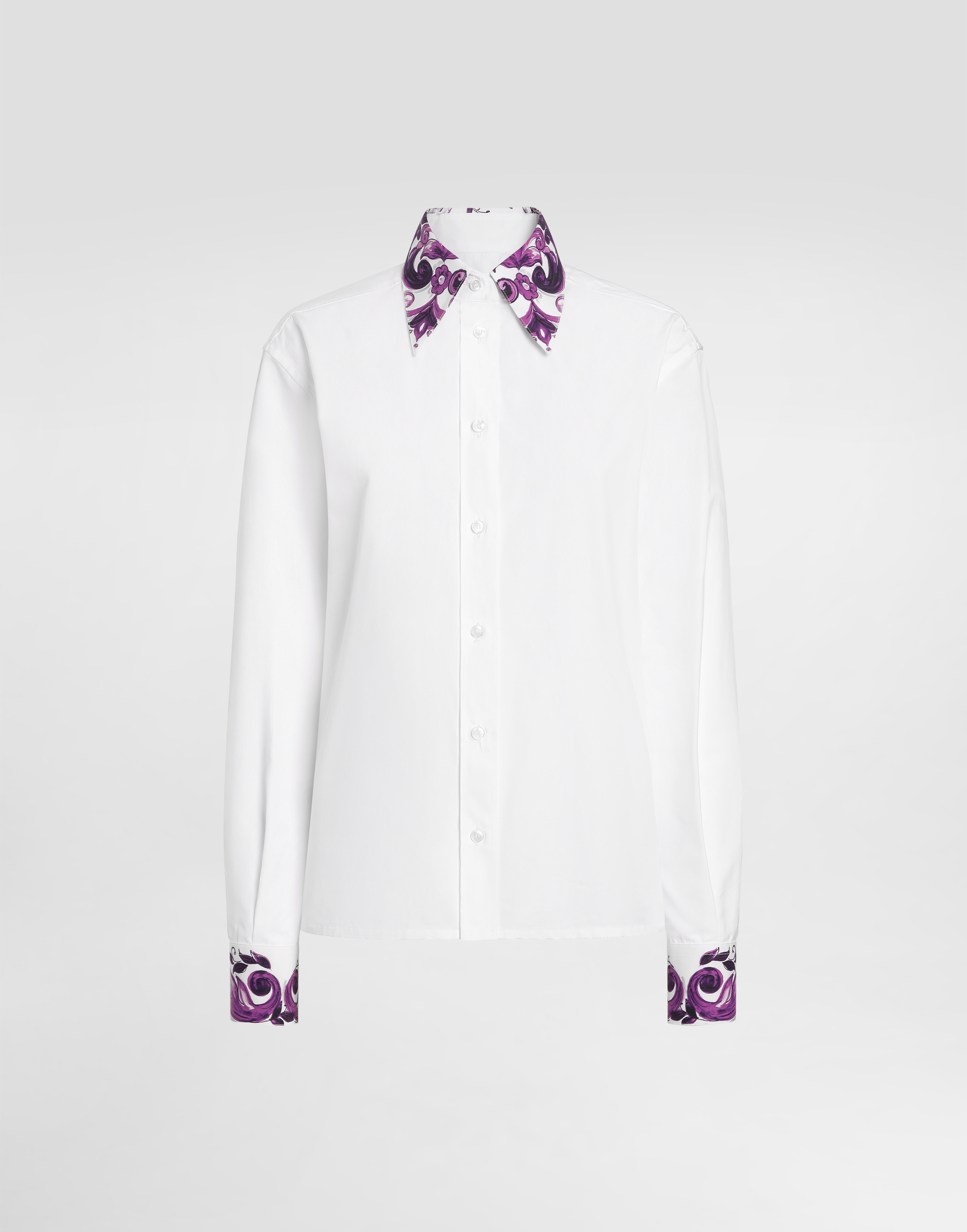 Cotton shirt in White for Women | Dolce&Gabbana®