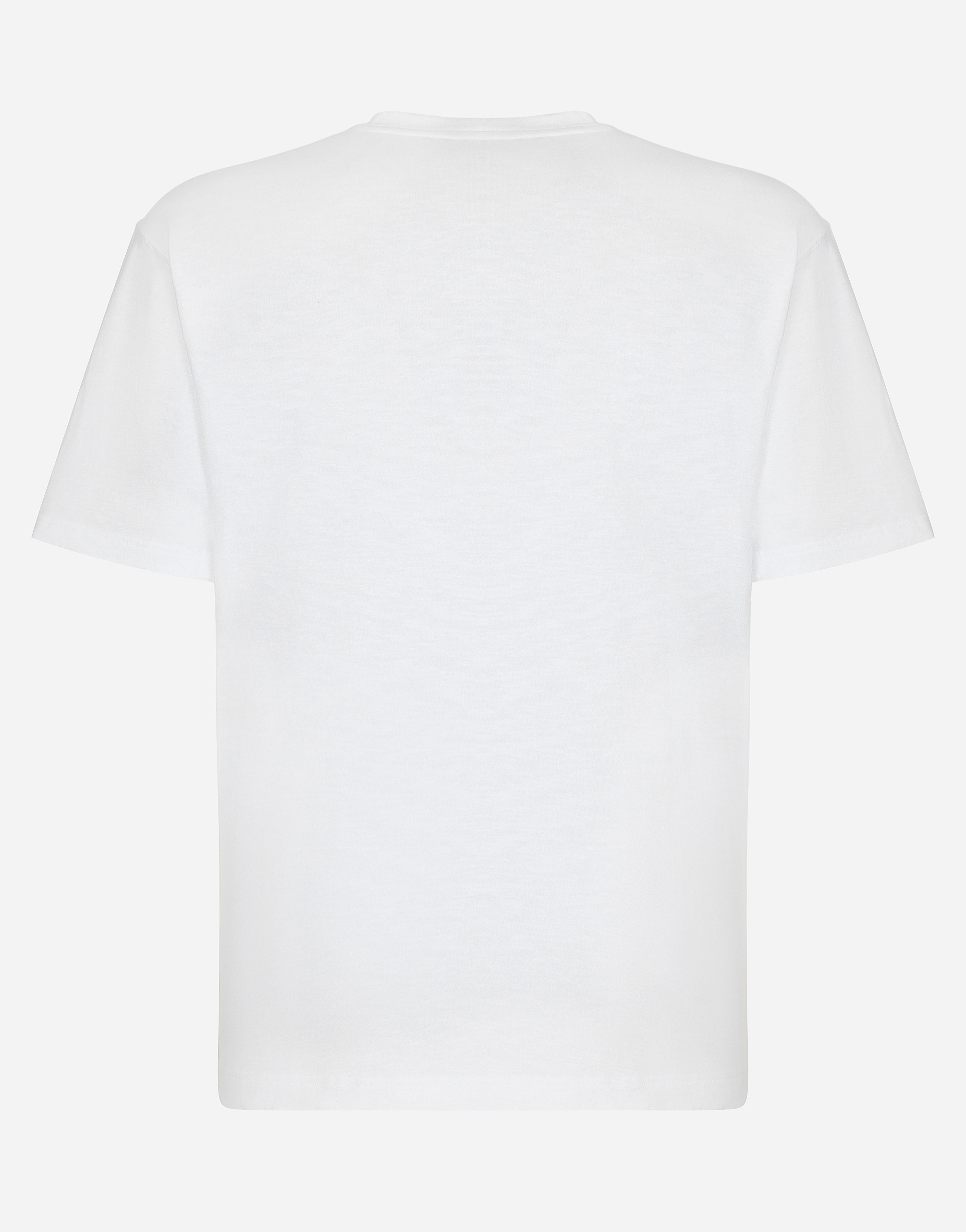 Shop Dolce & Gabbana Cotton T-shirt With Dolce&gabbana Logo In ホワイト