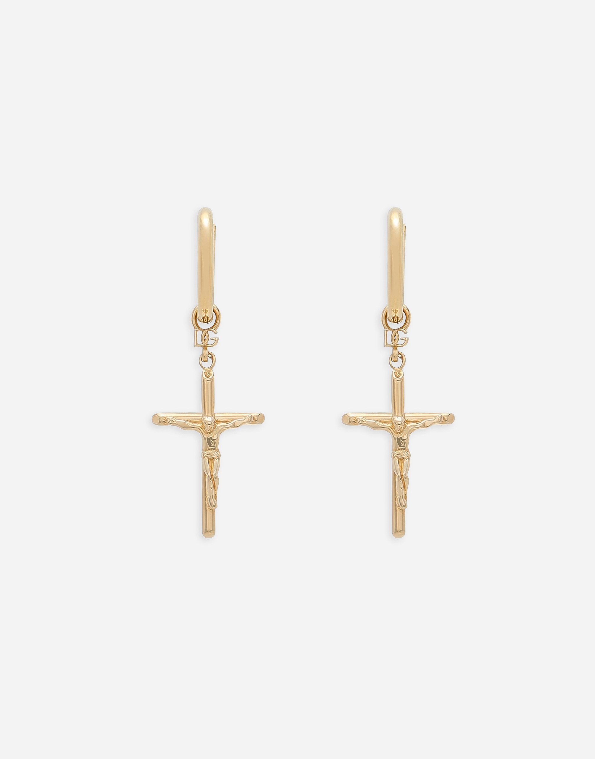 【D＆G】KIMDOLCE&GABBANA イヤリング クロス フィリグリー Filigree cross earrings in Multicolor for Women