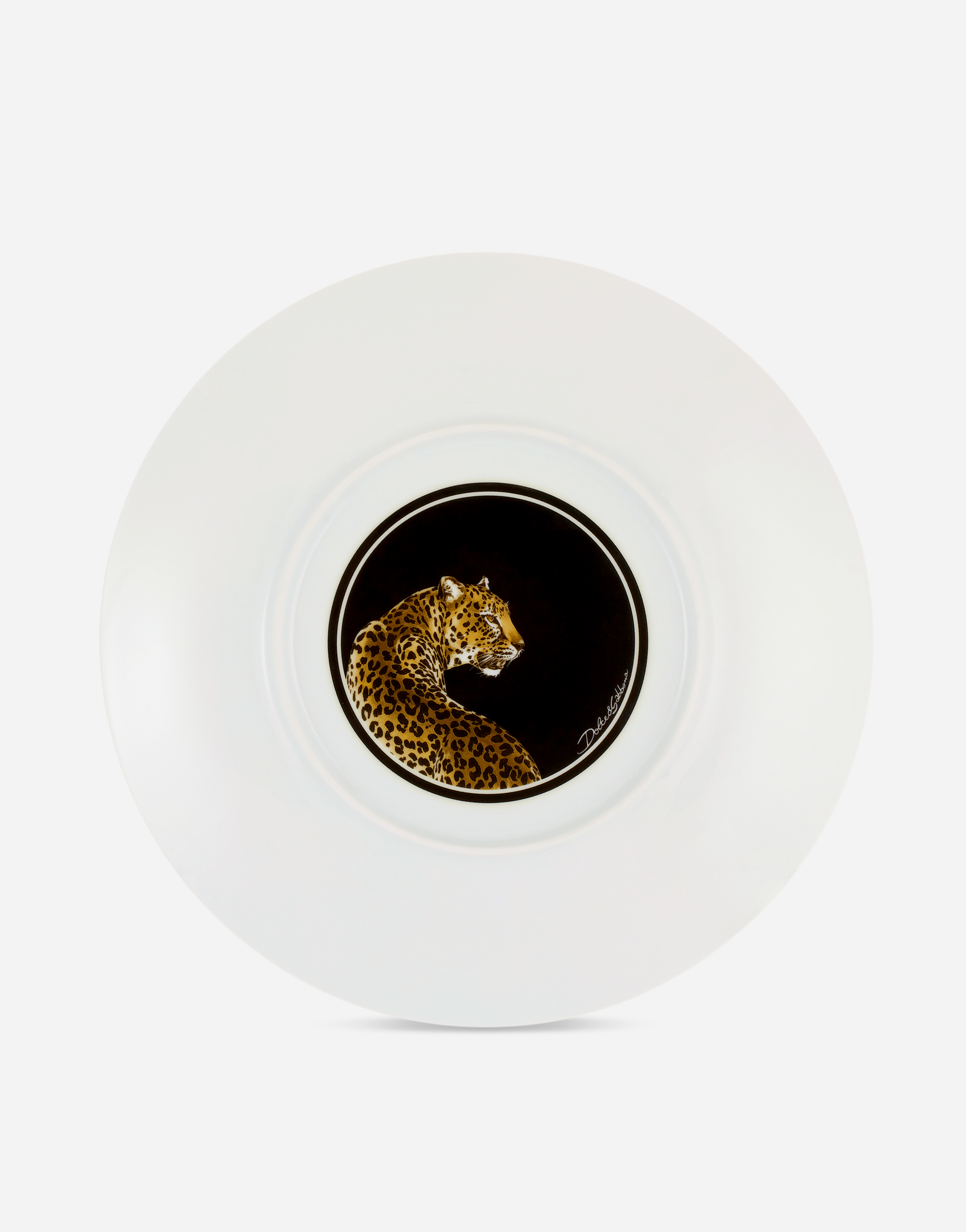 Dolce & Gabbana Porcelain Charger Plate In Multicolor