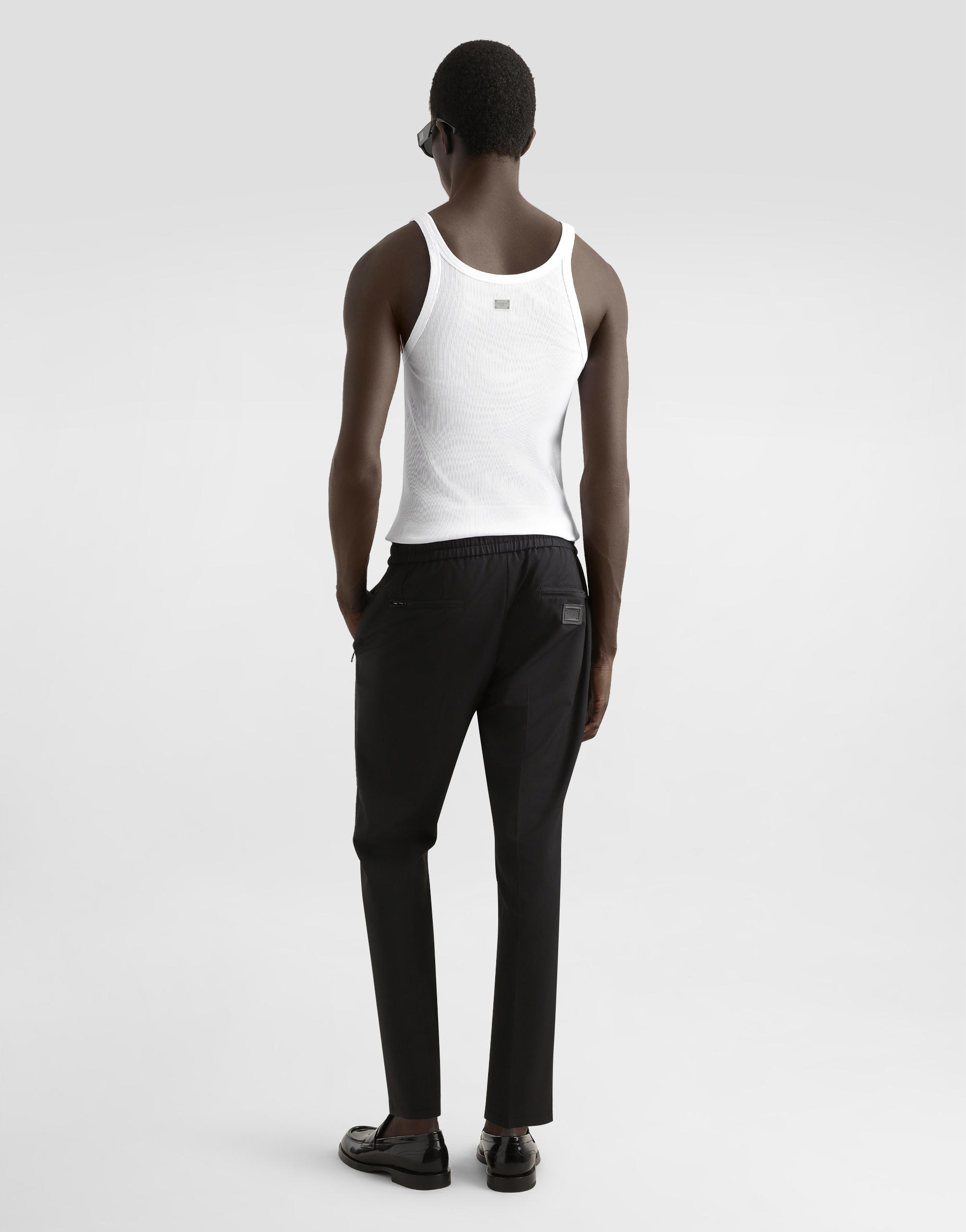 Shop Dolce & Gabbana Fine-rib Slim-fit Singlet With Tag In White