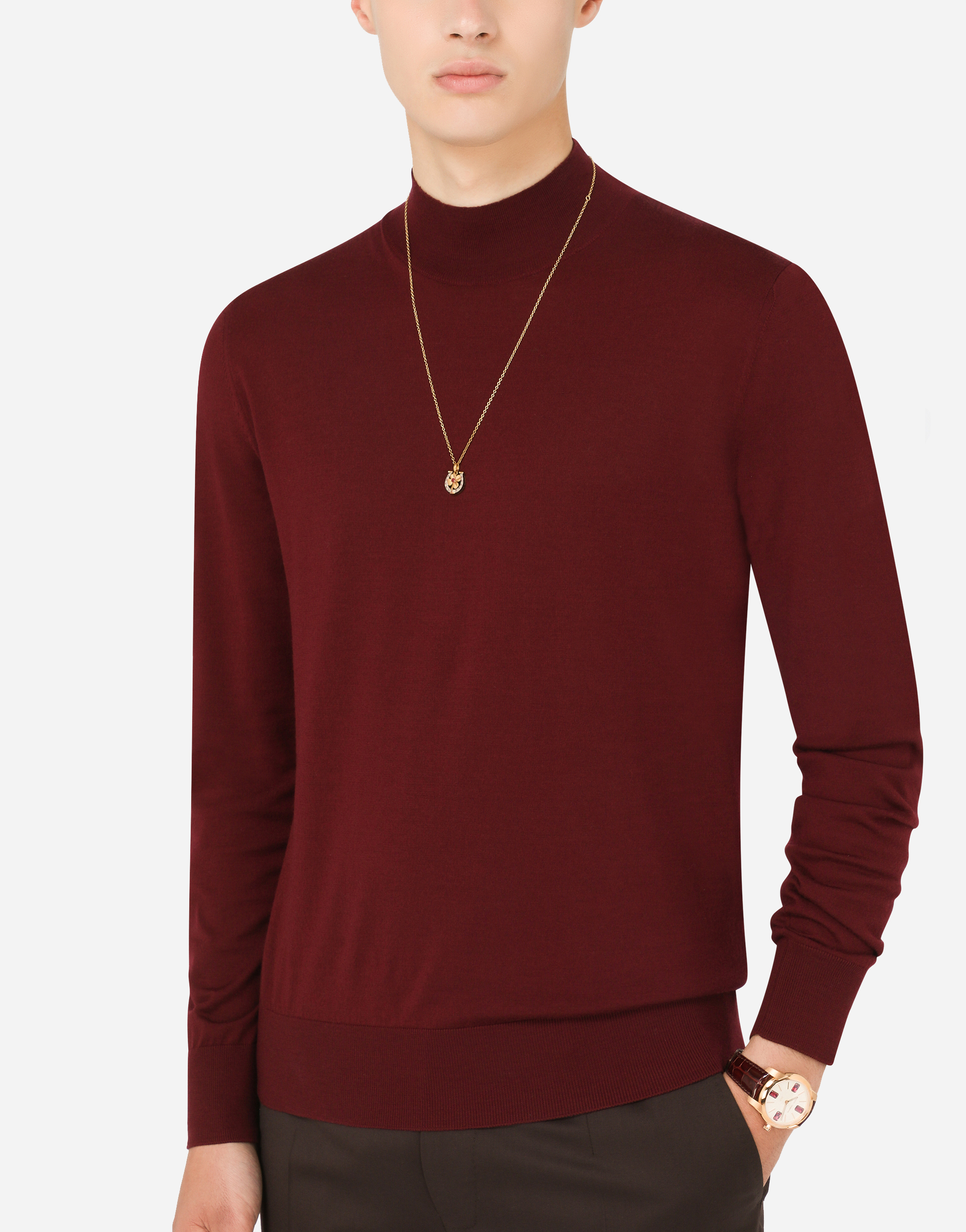 DOLCE & GABBANA NECKLACE WITH GOOD LUCK CHARM