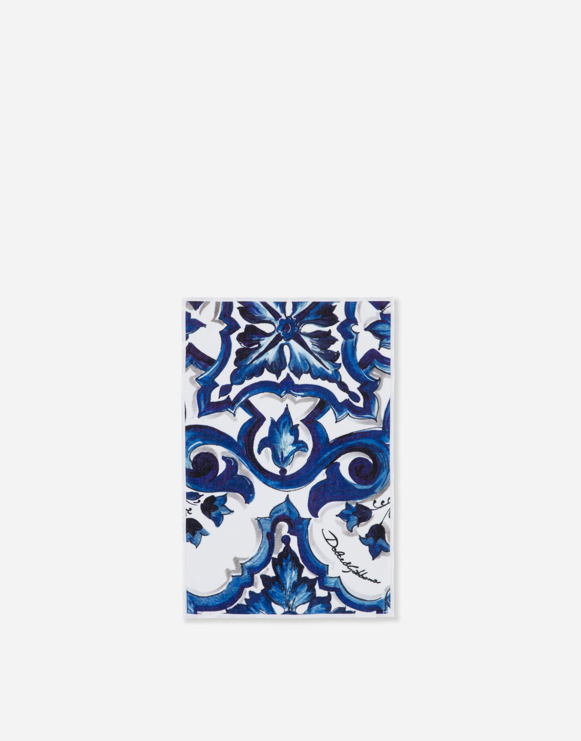 Dolce & Gabbana Terry Cotton Guest Towel In Multicolor