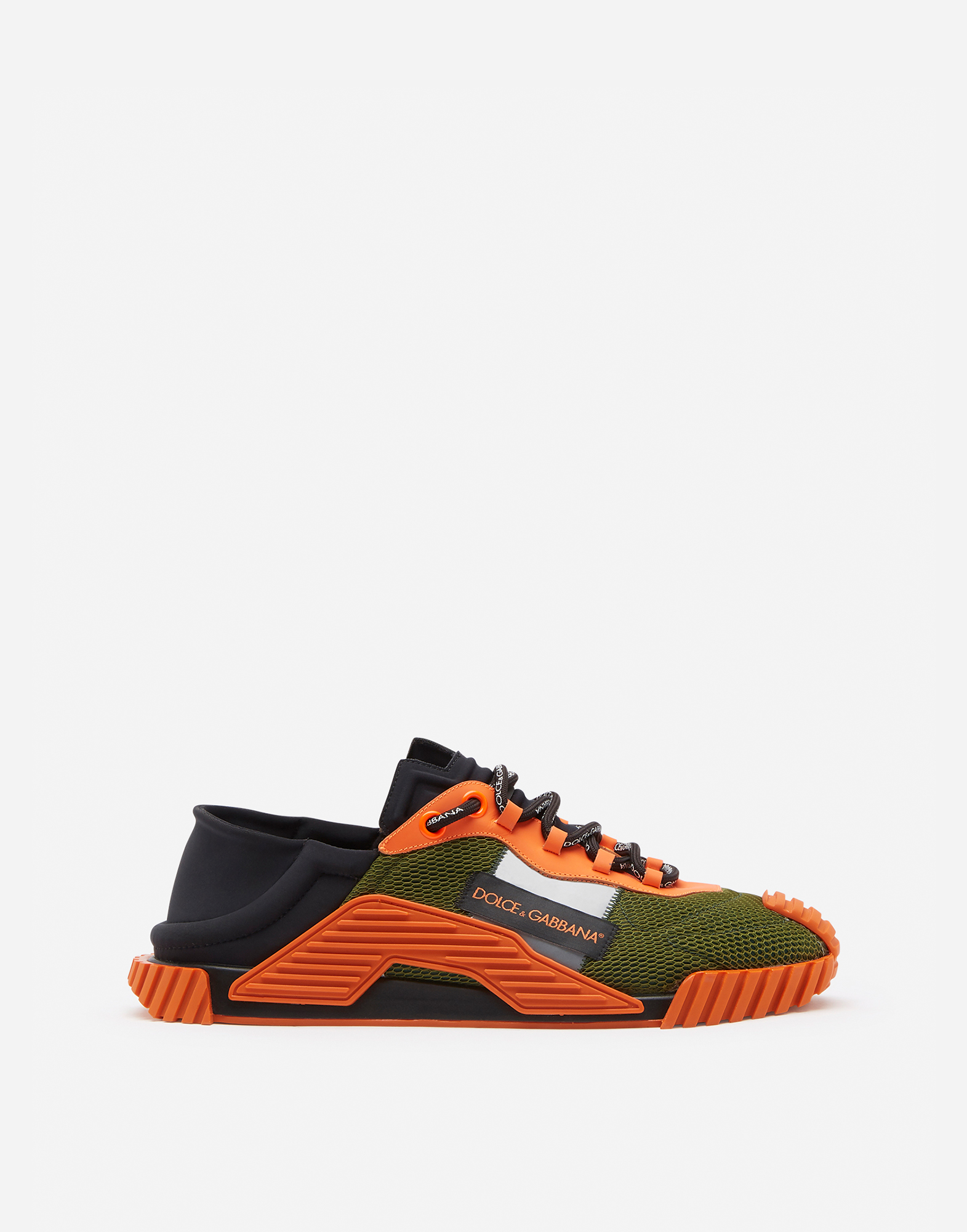Dolce & Gabbana Ns1 Slip-on Sneakers In Mixed Materials