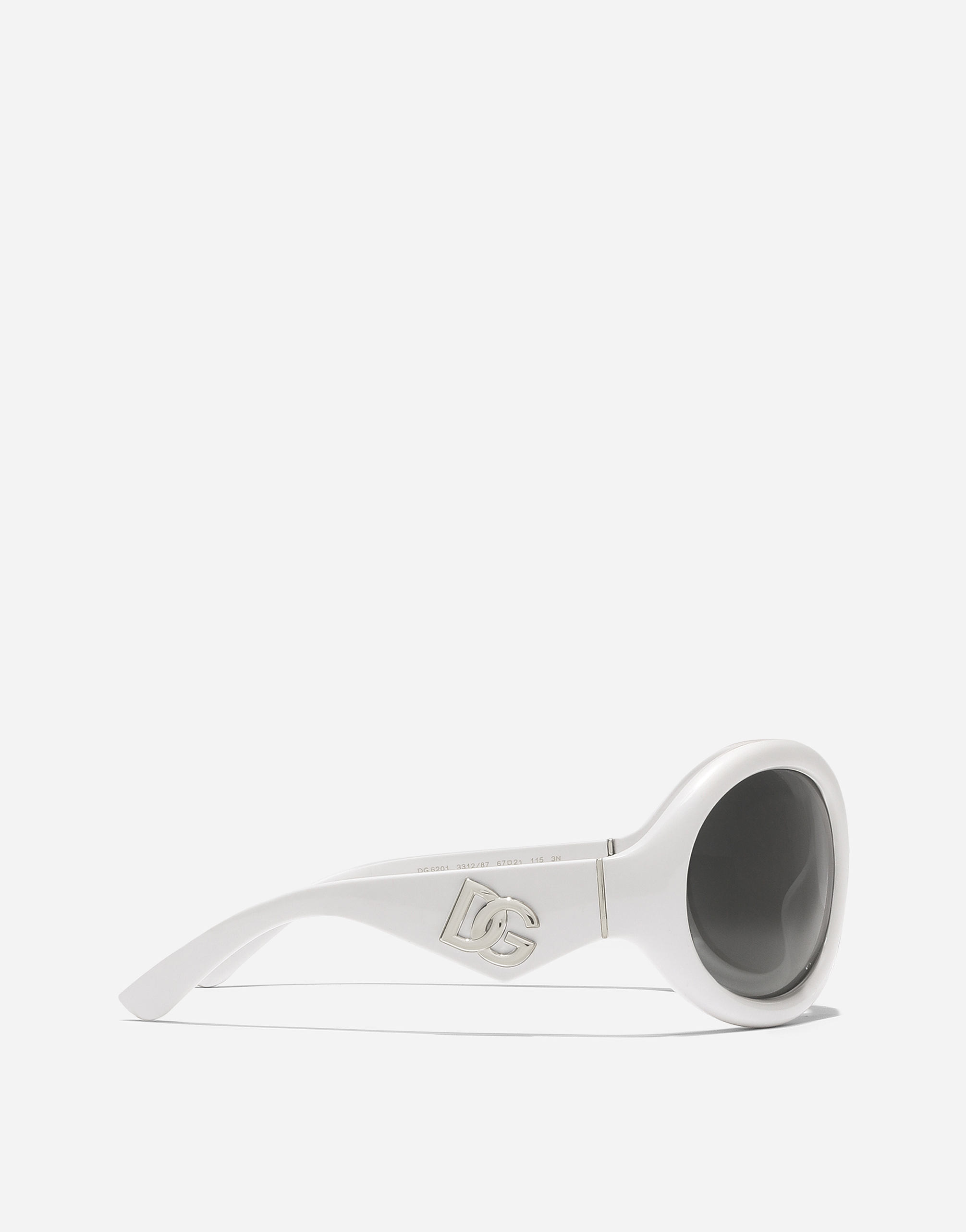 Dolce & Gabbana Dna Sunglasses In White