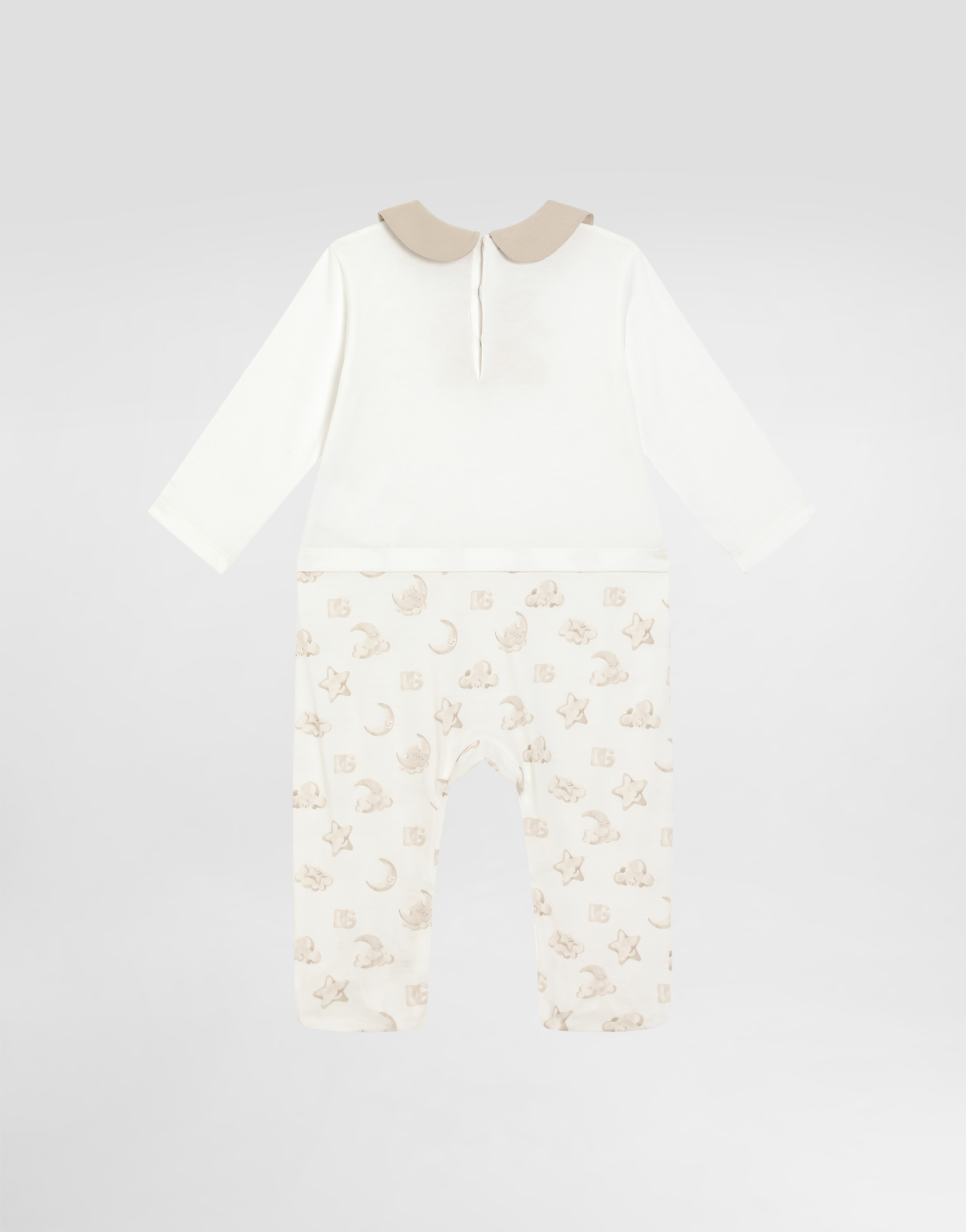 3-piece jersey gift set with moon and star print