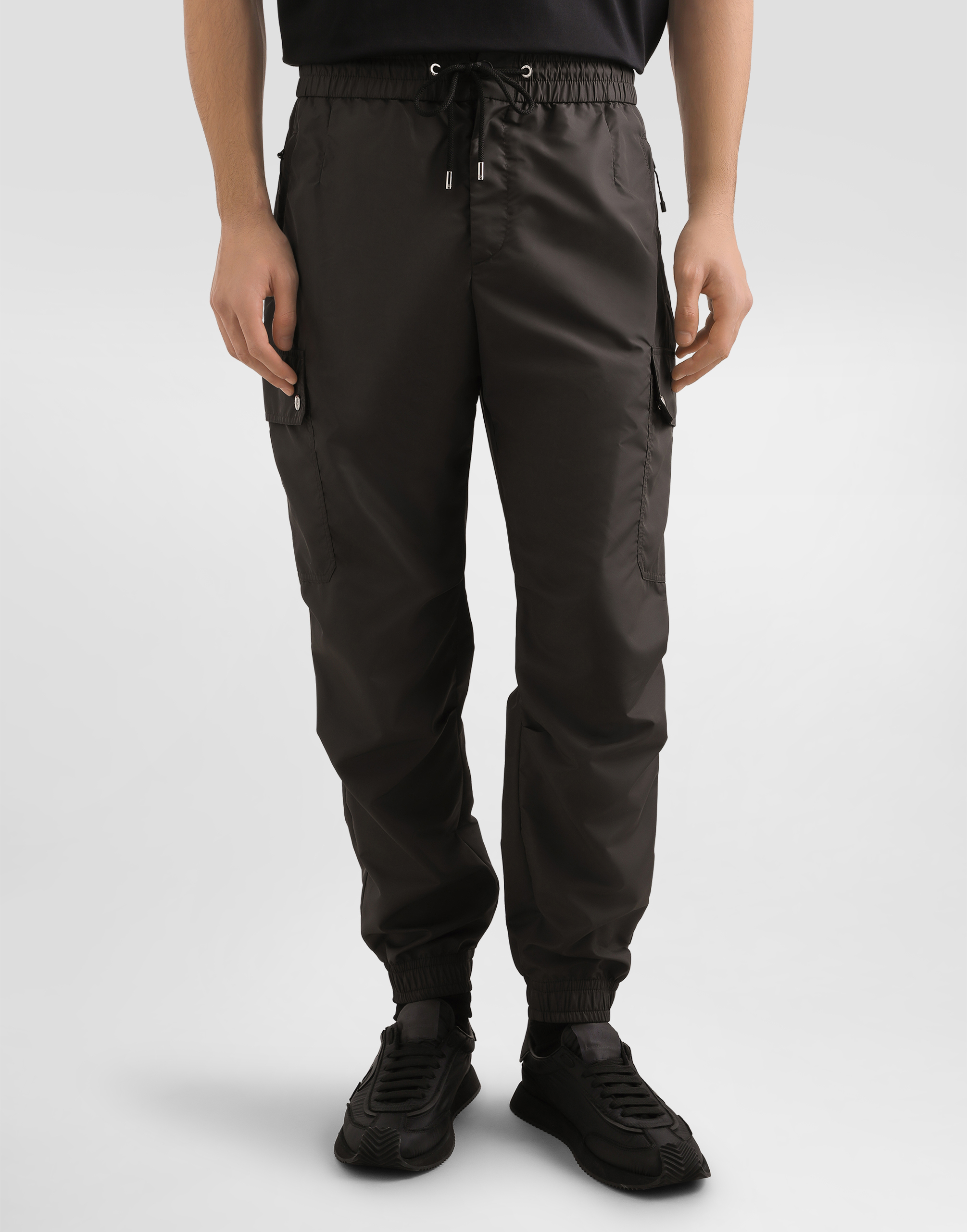 Nylon canvas cargo trousers
