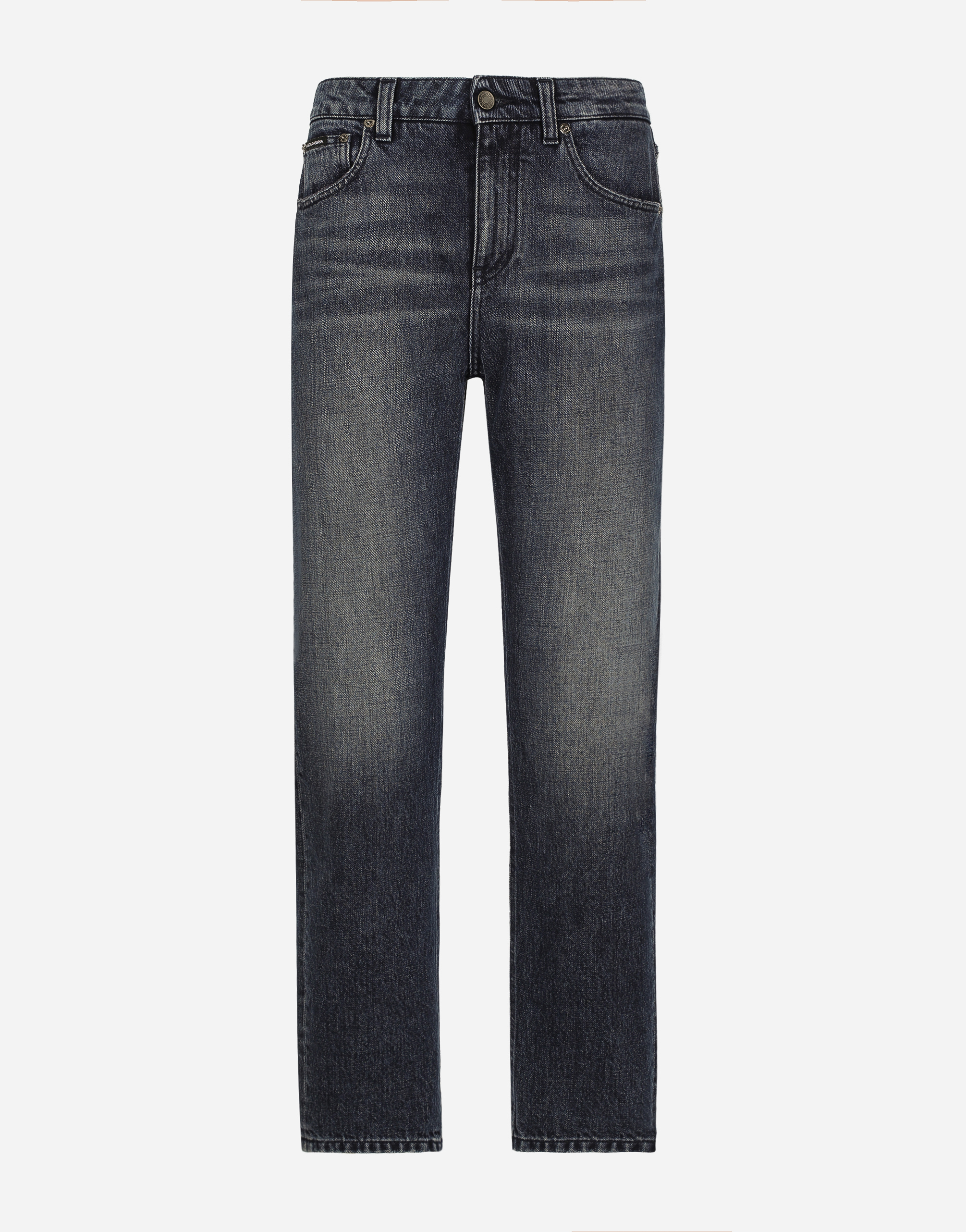 Shop Dolce & Gabbana Boyfriend Jeans In Blue