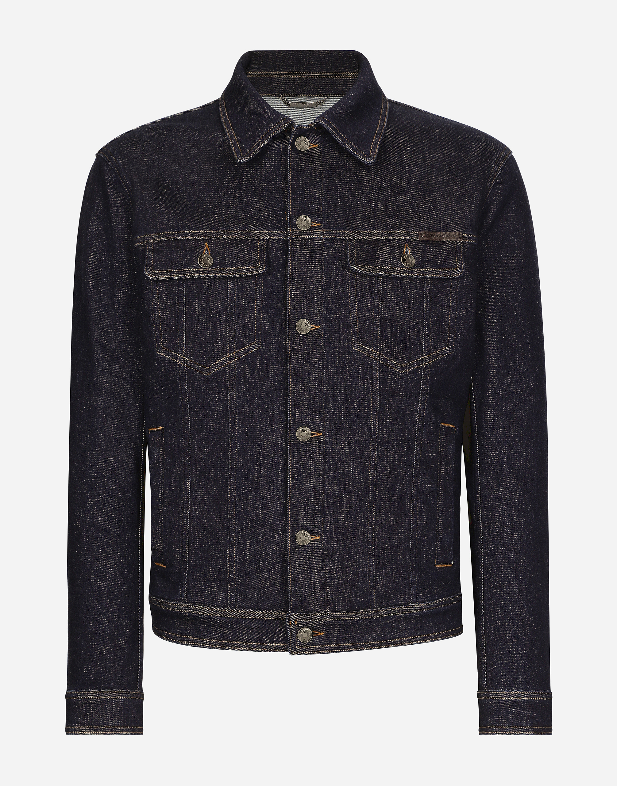 Dolce & Gabbana Denim Jacket - Man Denim Multi-colored