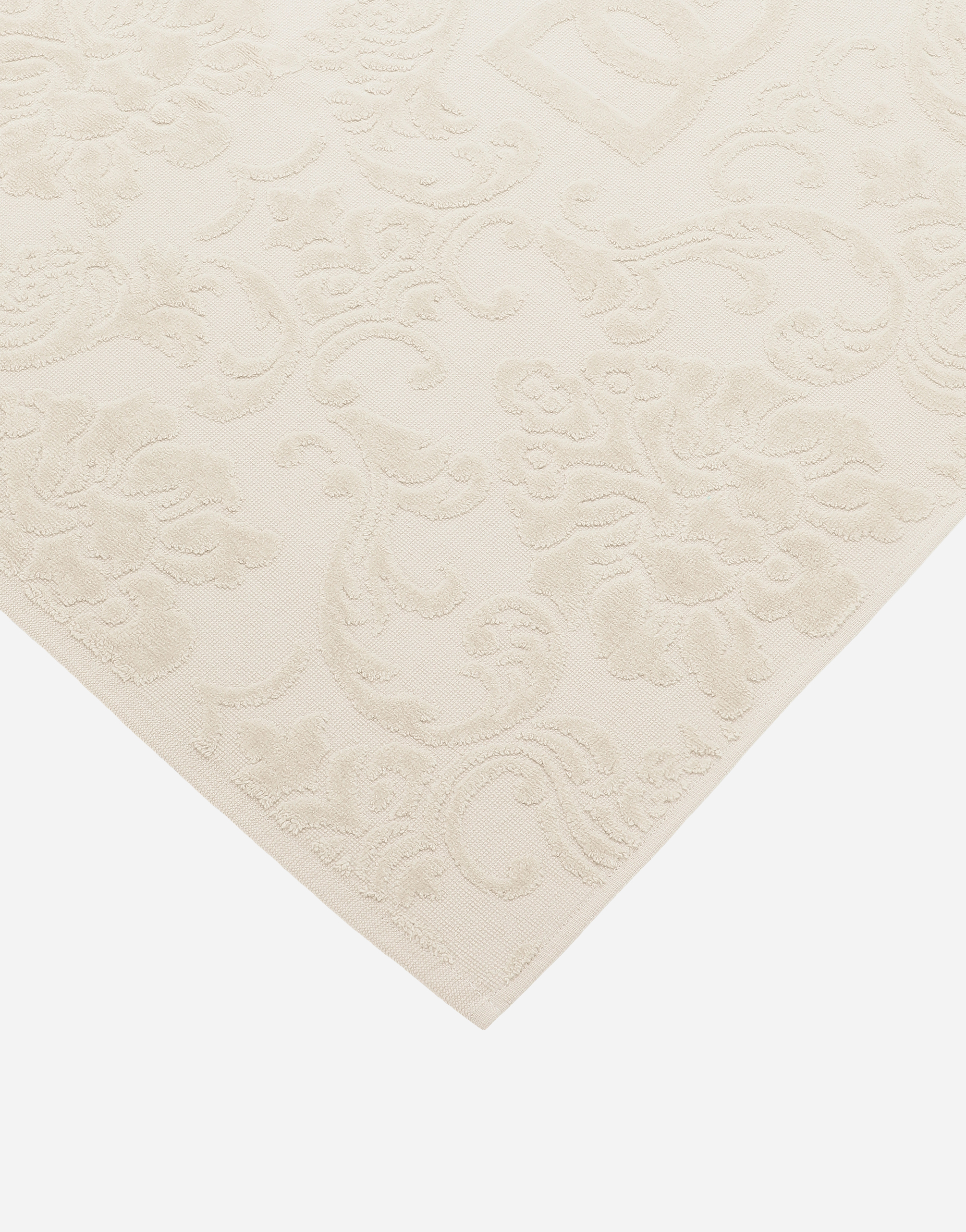 Dolce & Gabbana Cotton Terry Bath Mat In Multicolor