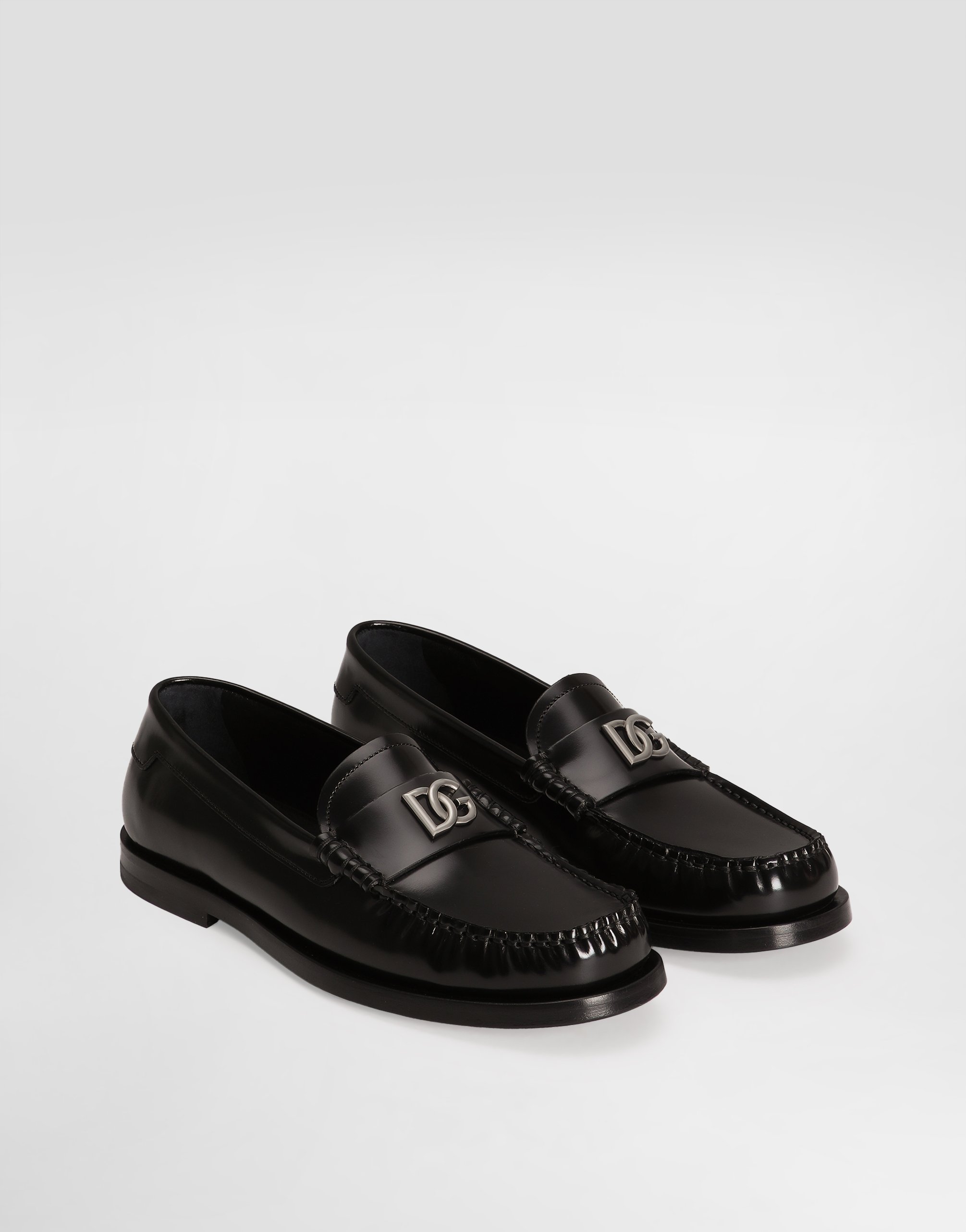 Polished calfskin loafers