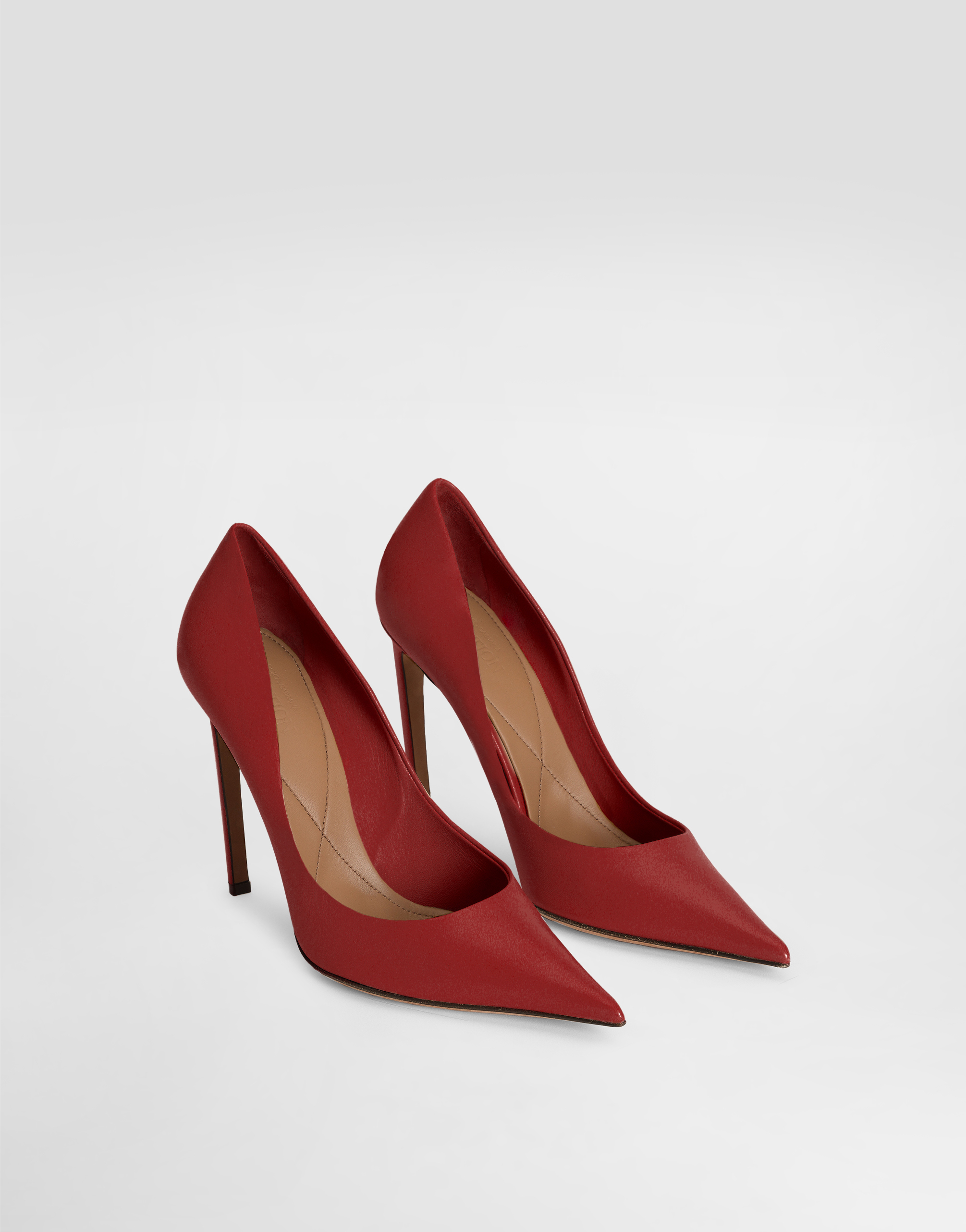  Dolce & Gabbana Dolce & Gabbana Polished Goatskin Pumps - Woman Pumps And Slingback Red 40.5 