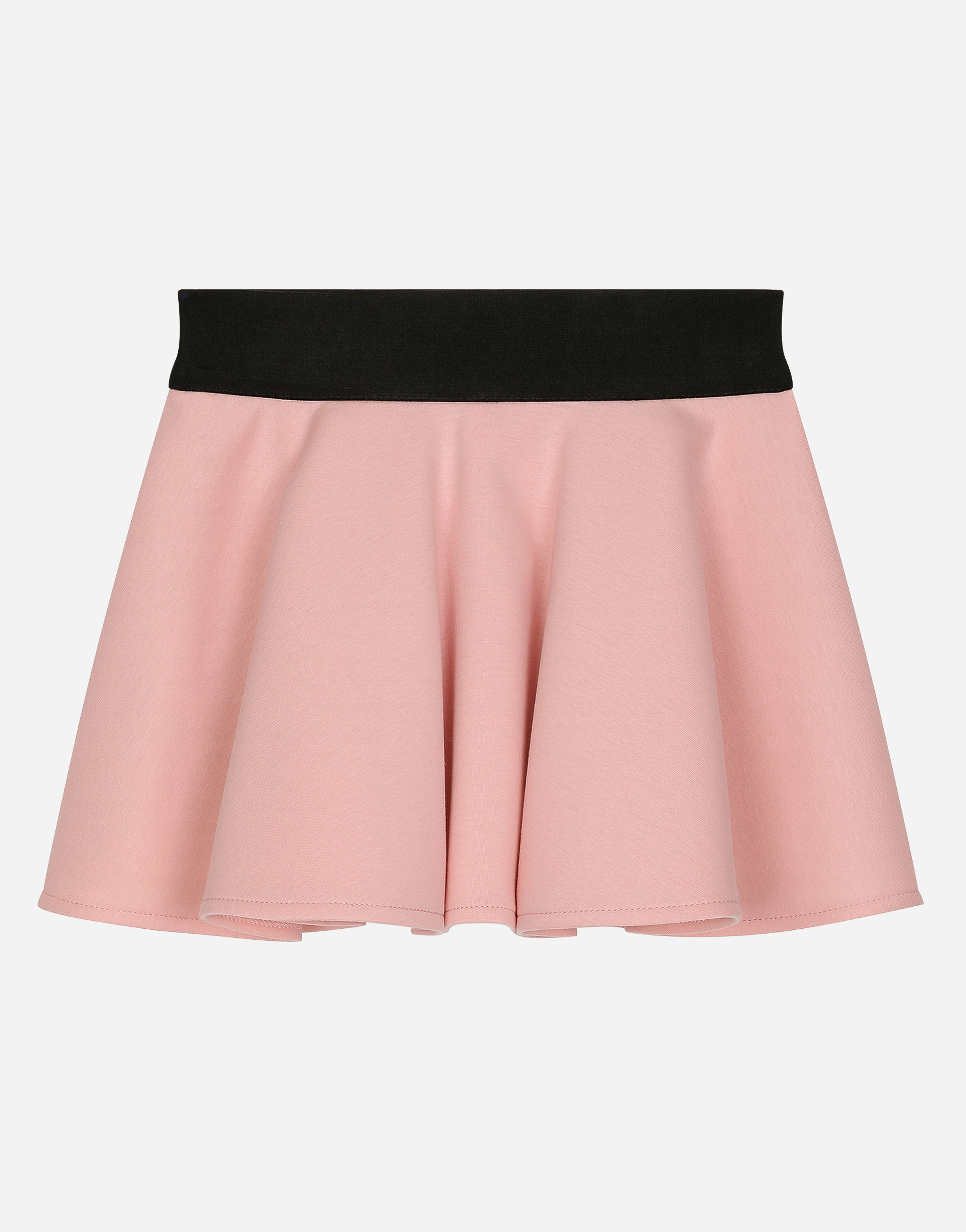 Shop Dolce & Gabbana Jersey Skirt With Elastic