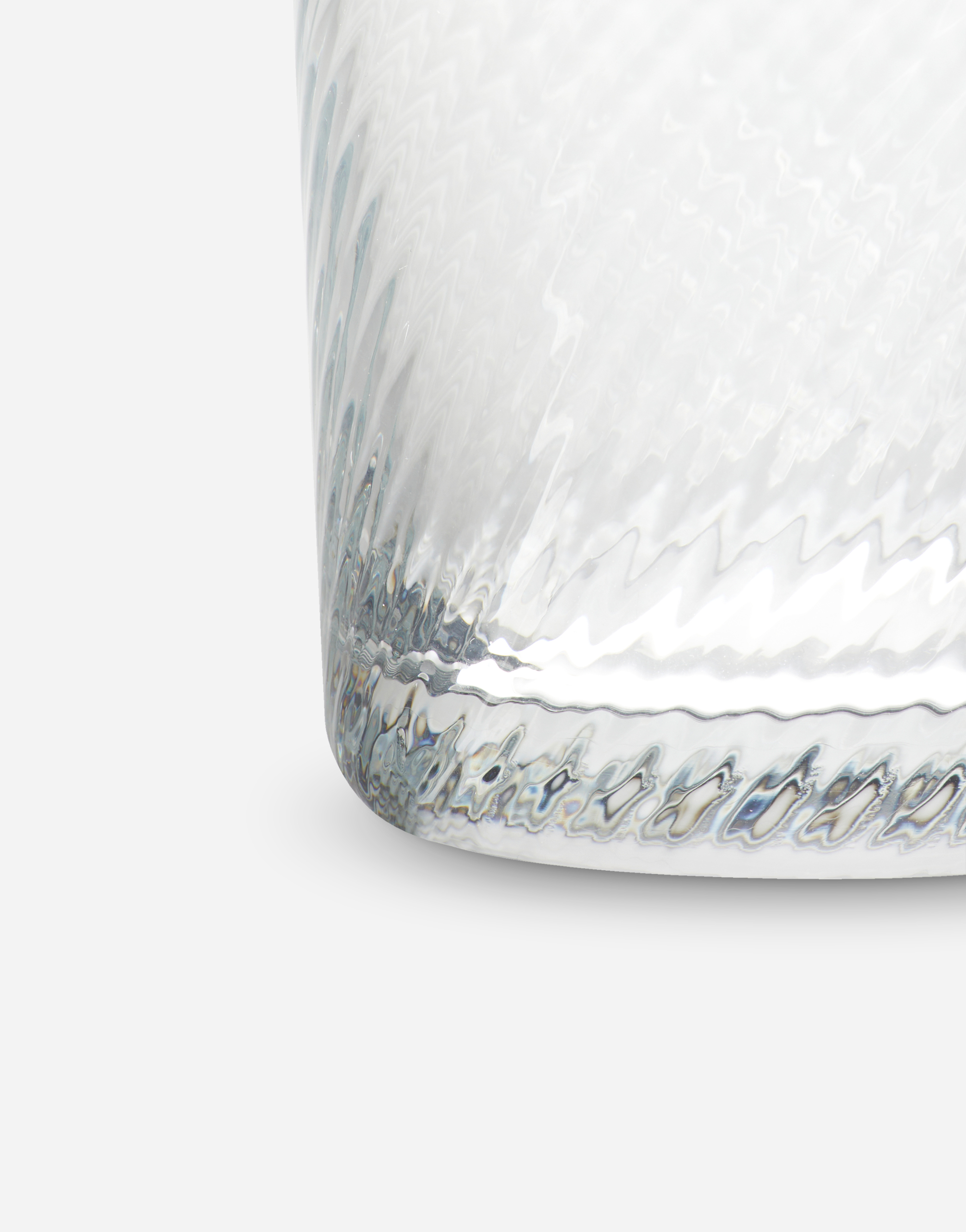 Dolce & Gabbana Set 2 Hand-blown Murano Beverage Glasses In Multicolor