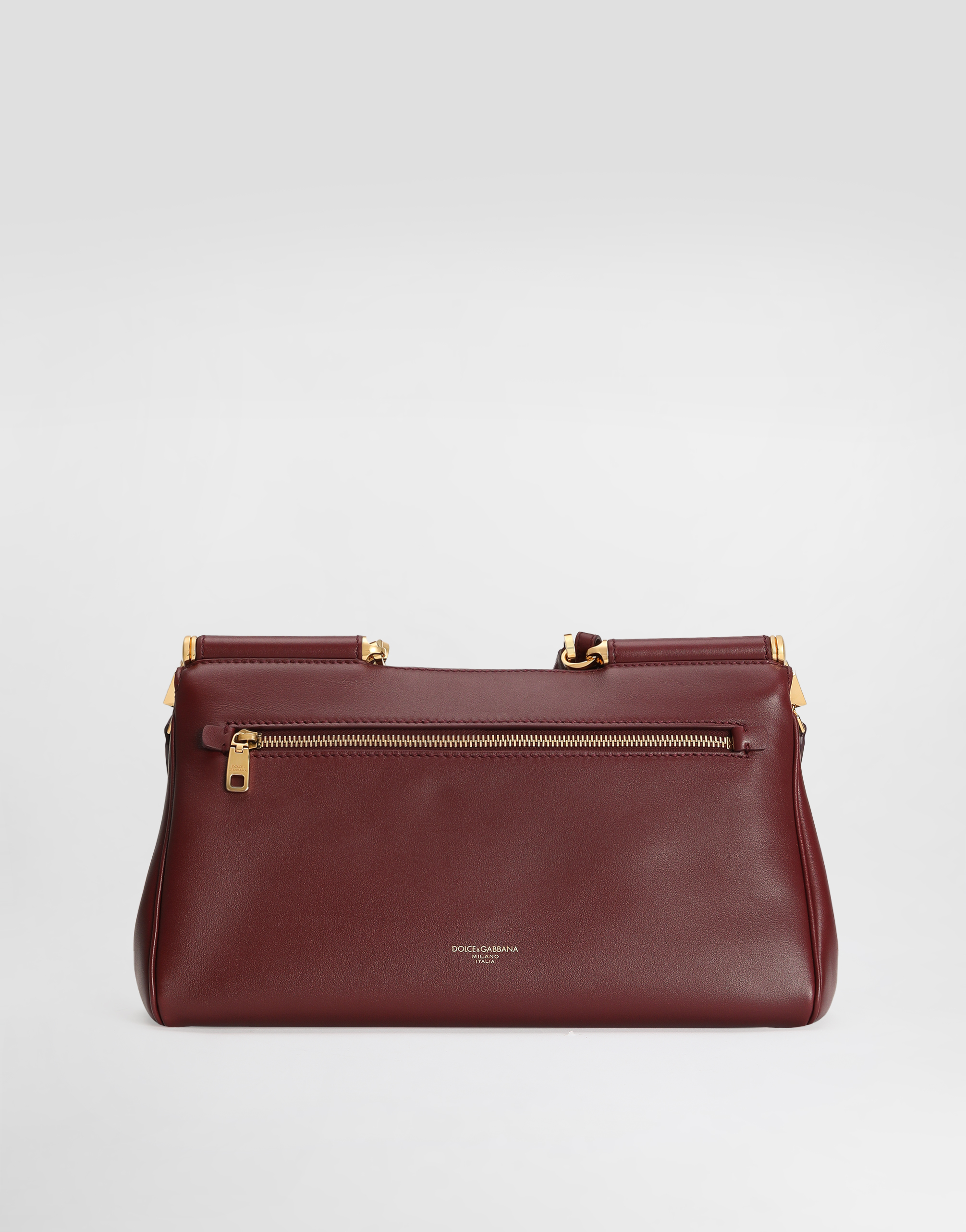 Dolce & Gabbana Bordeaux Sicily Satchel