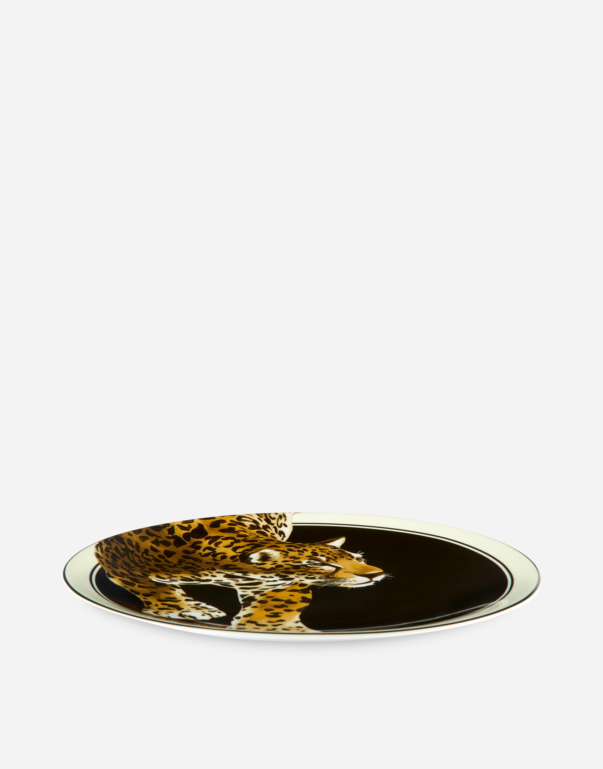 Dolce & Gabbana Porcelain Charger Plate In Multicolor