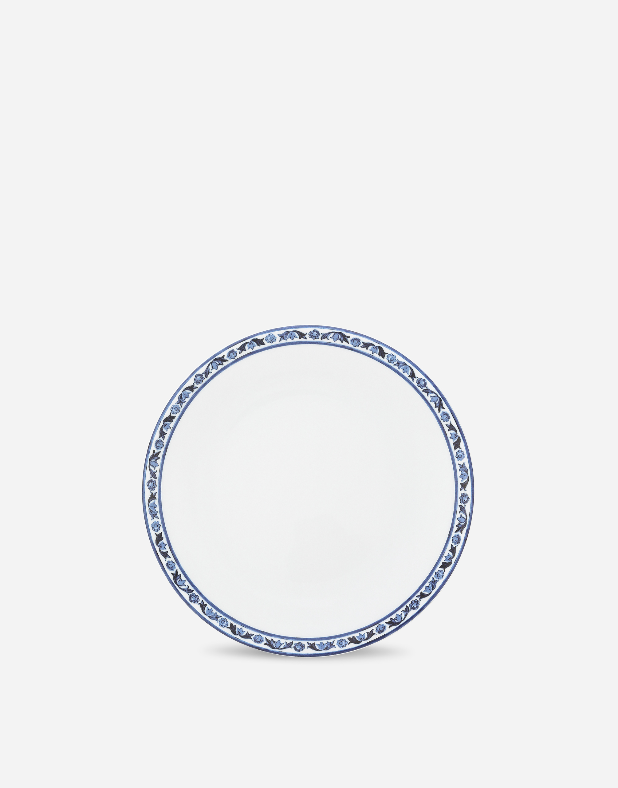 Dolce & Gabbana Set 2 Porcelain Dessert Plates In Multicolor
