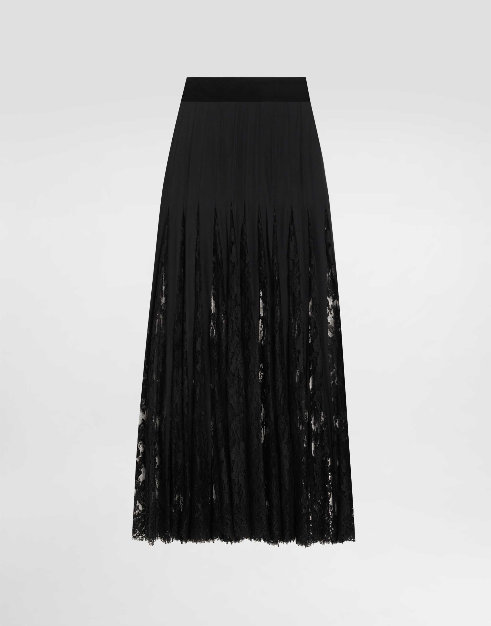 Dolce & Gabbana Gonna - Woman Collection Black Silk