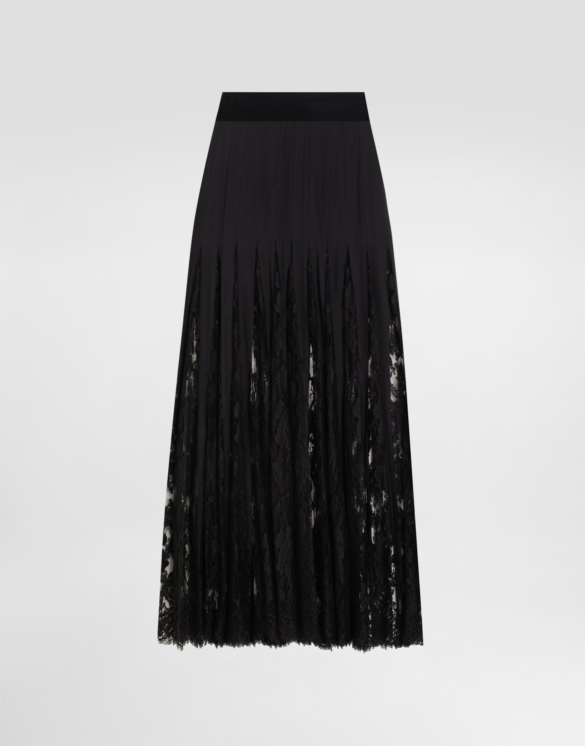 Dolce & Gabbana Gonna - Woman Collection Black Silk