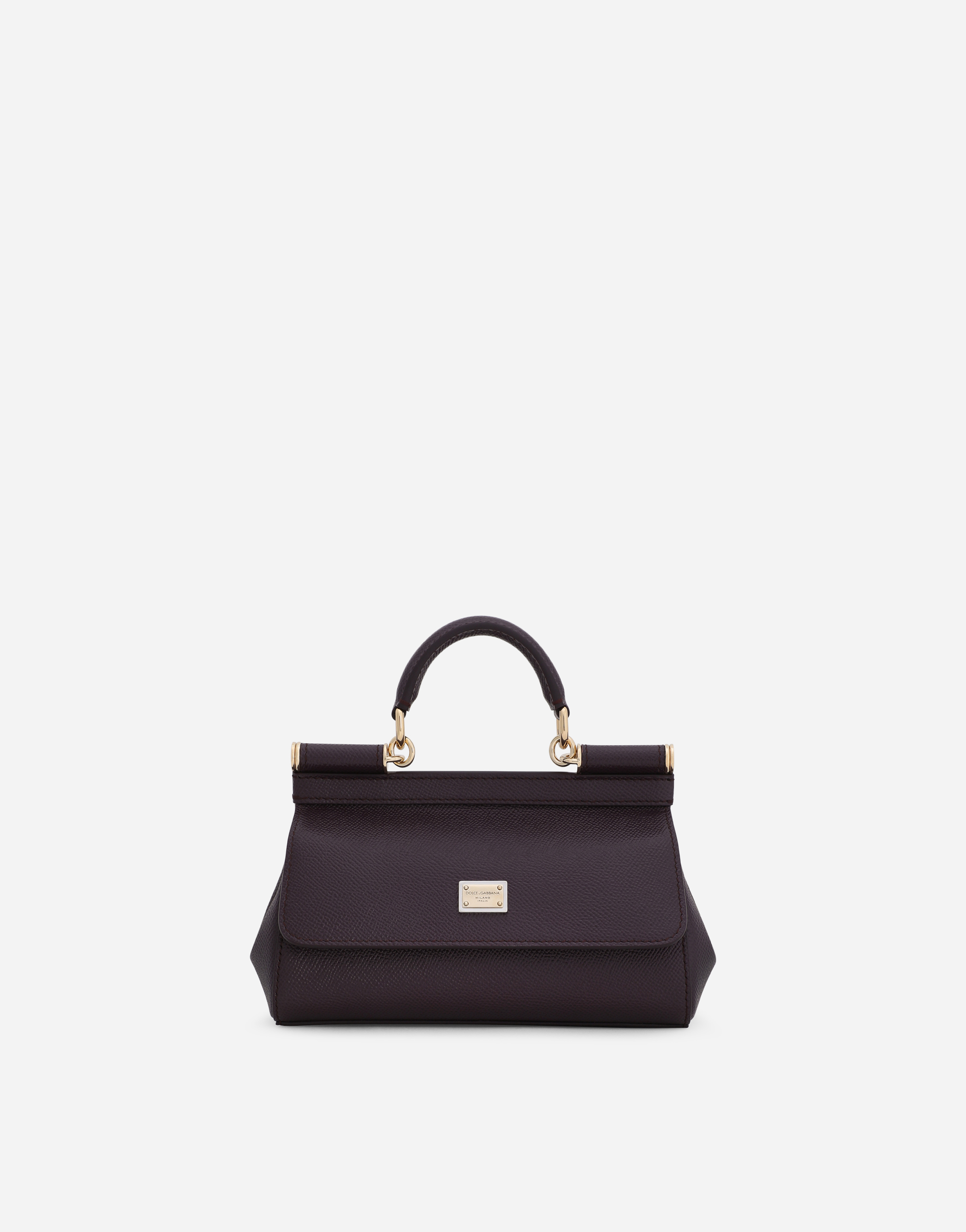 Dolce & Gabbana Small Sicily Handbag In Purple
