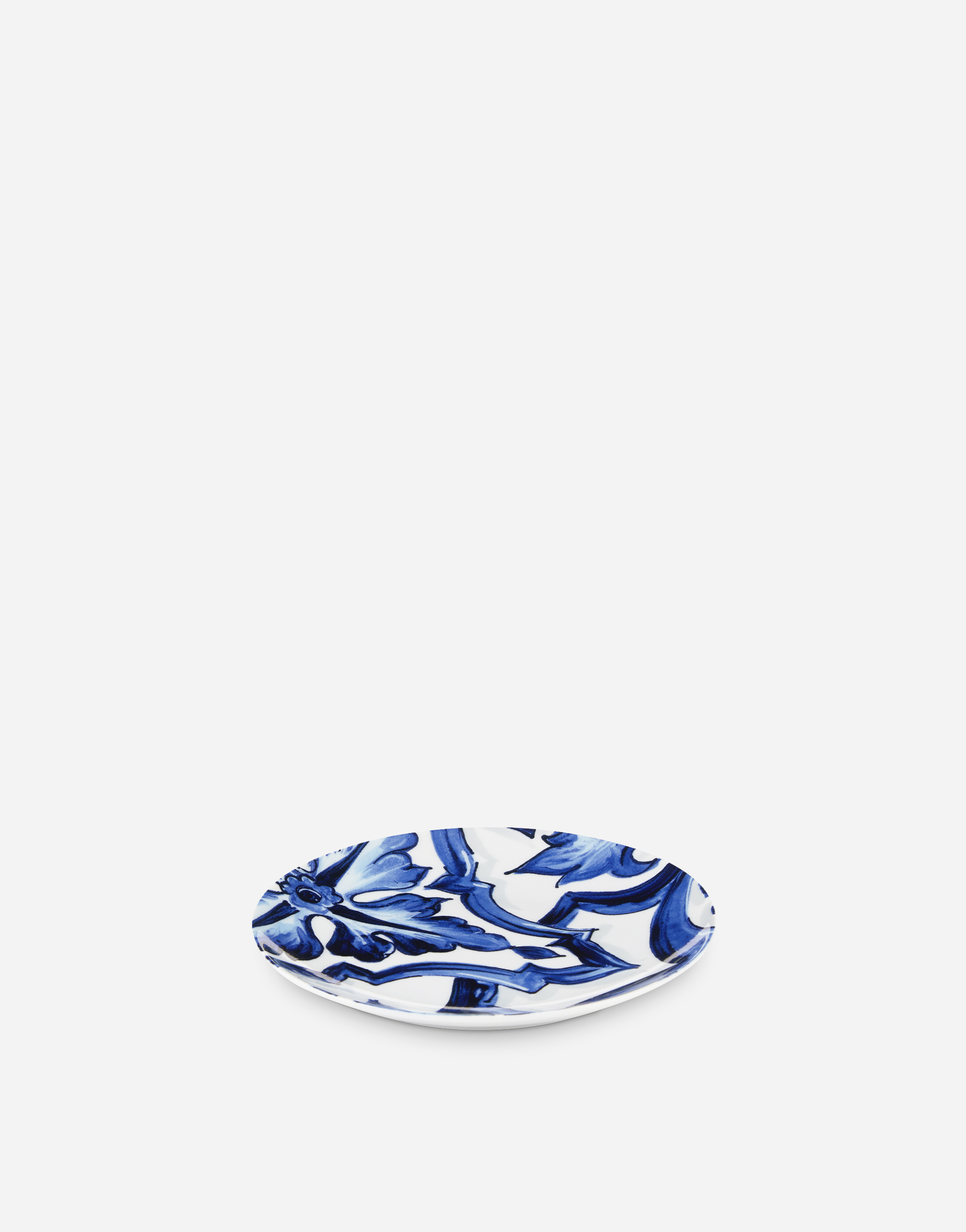 Dolce & Gabbana Set 2 Porcelain Bread Plates Multicolor Unisex Onesize In Multicolor
