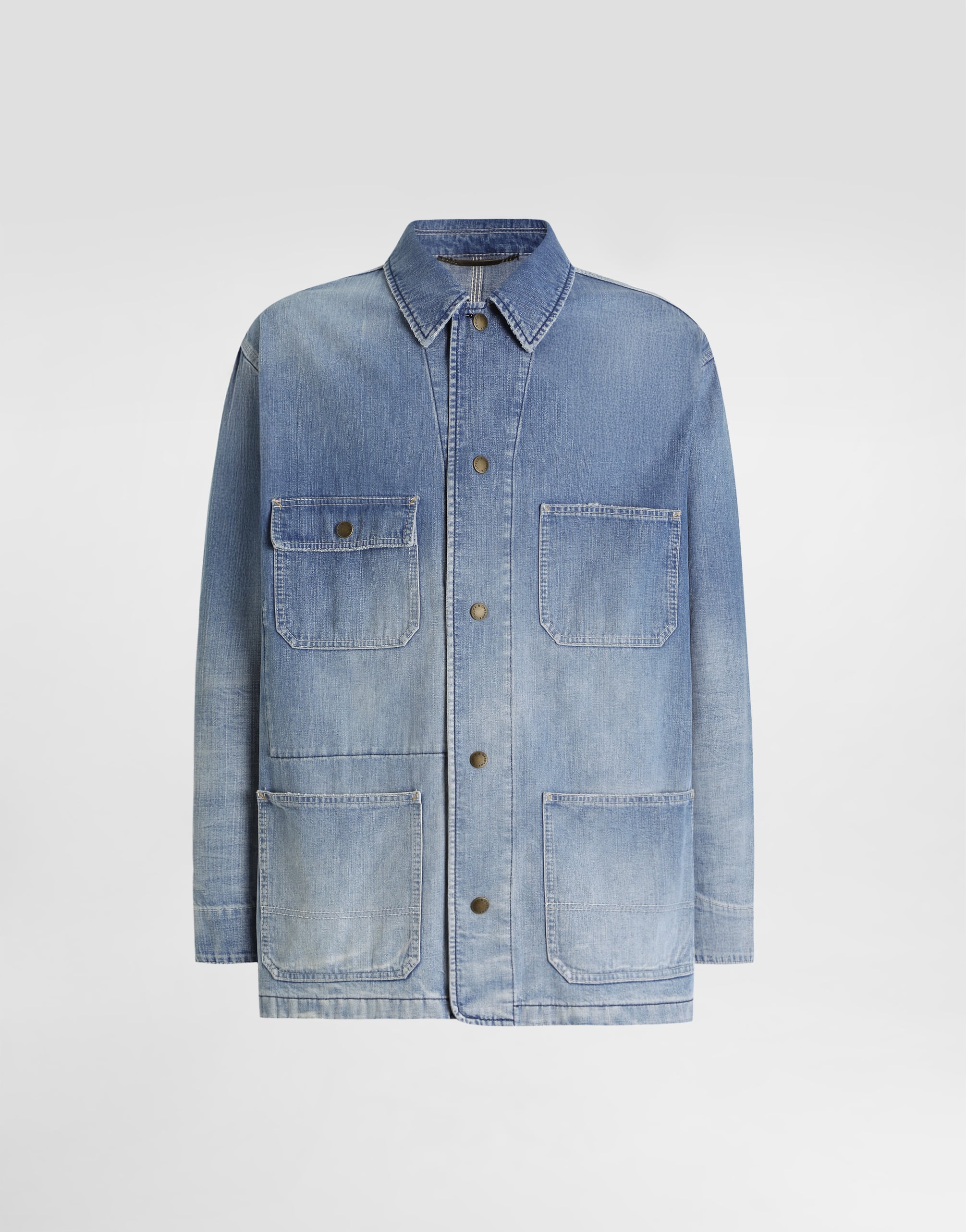 Denim jacket in Multicolor for Men | Dolce&Gabbana® US