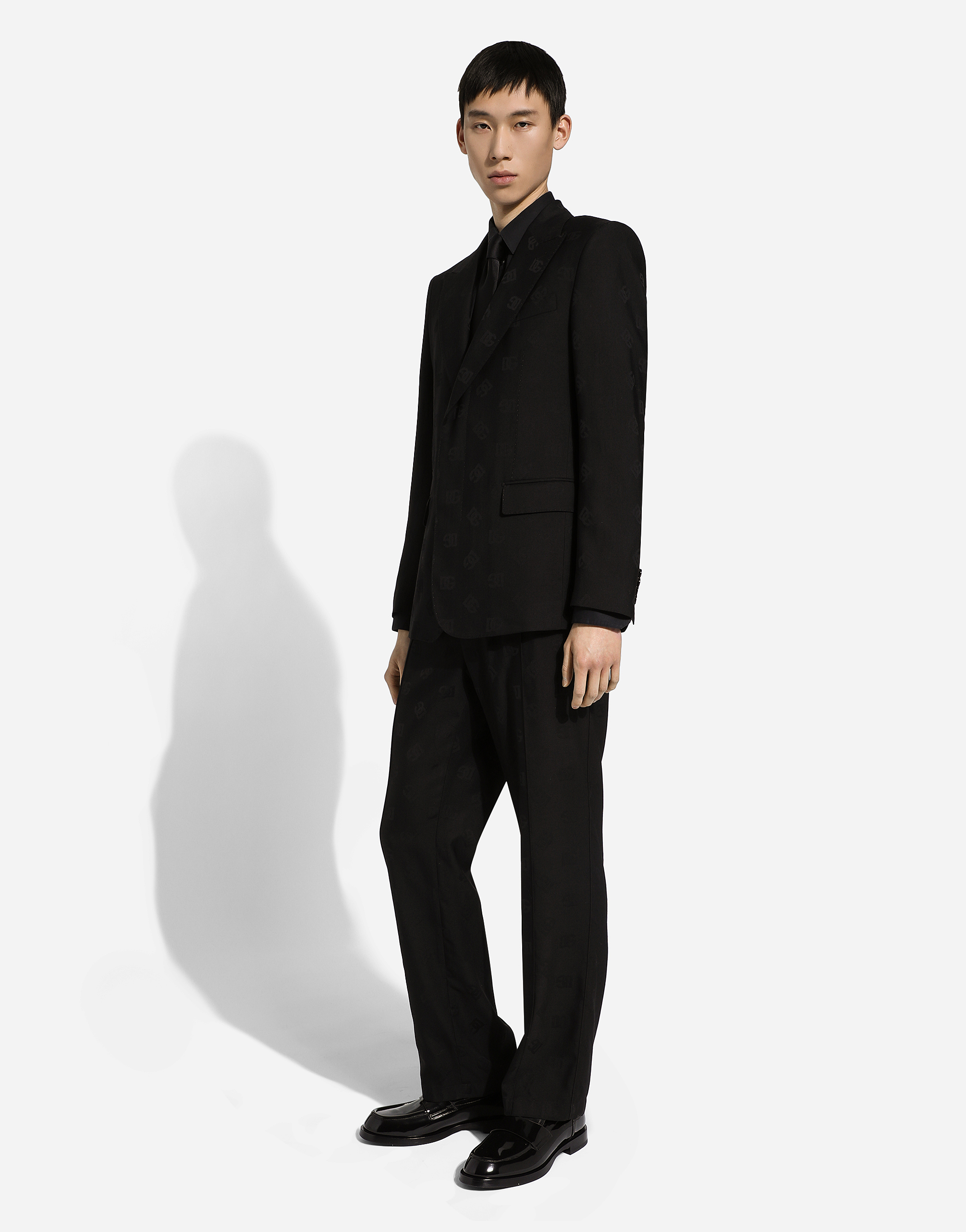 Dolce & Gabbana Single-breasted Sicilia-fit Tuxedo Jacket In Black