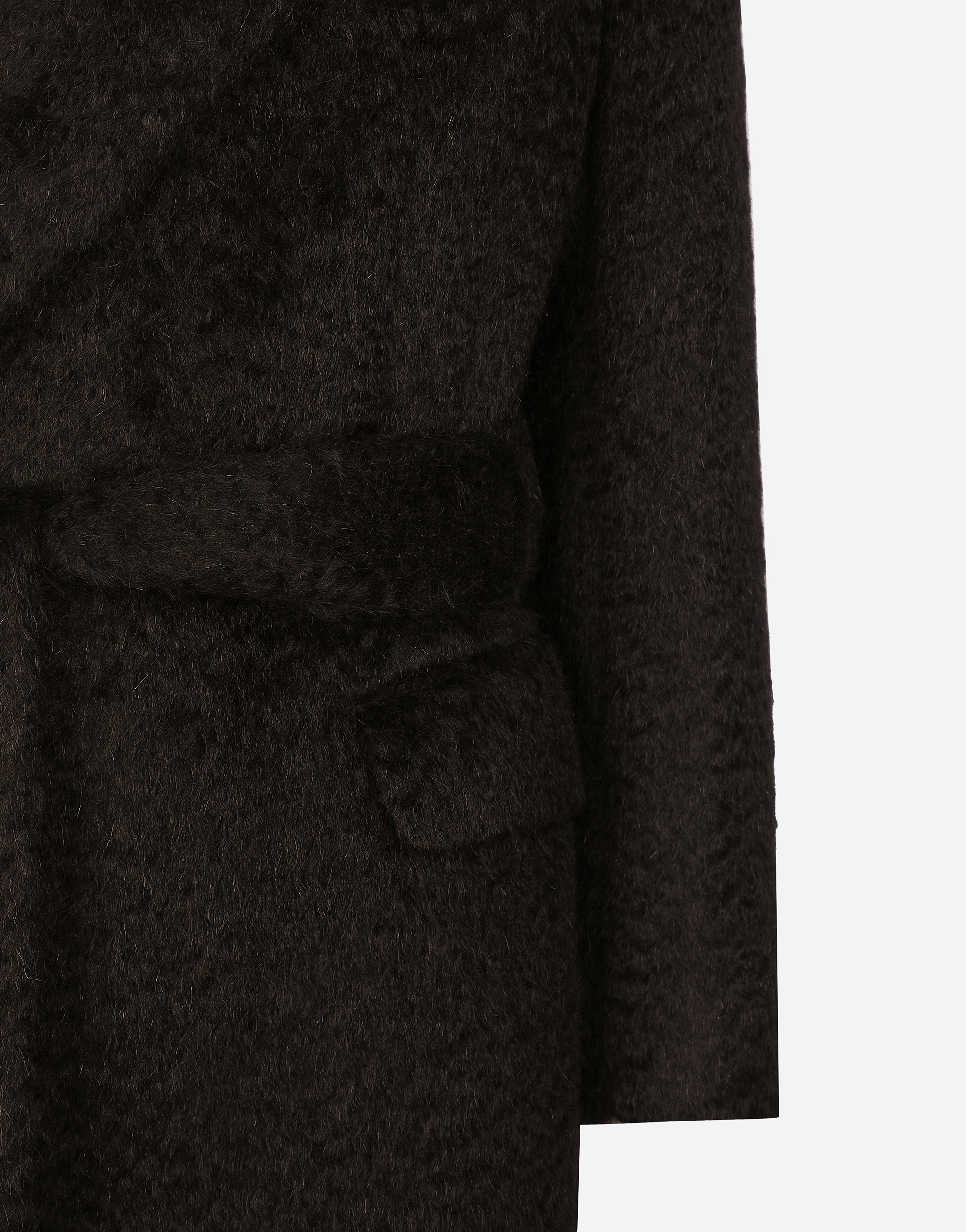 Belted oversize wool coat