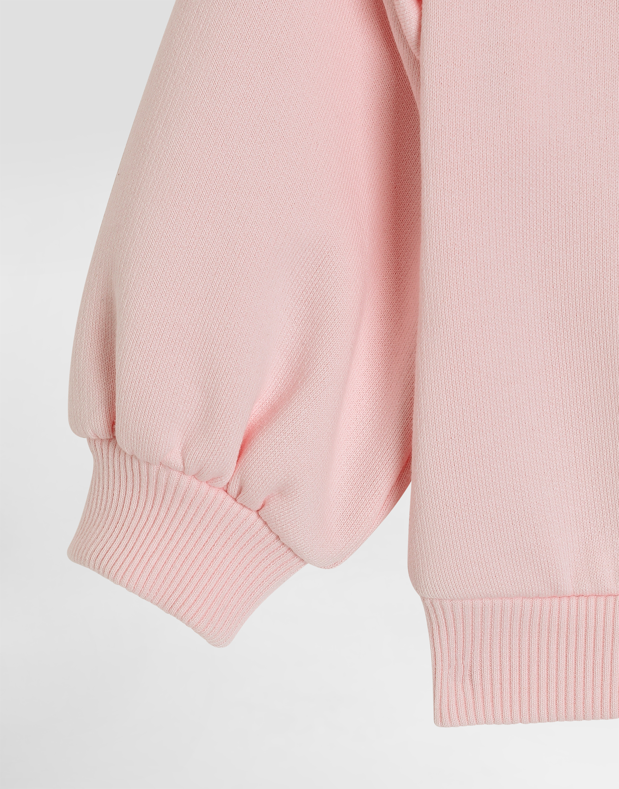 Dolce & Gabbana Dolce & Gabbana Hooded Sweatshirt With Leopard Print And Bow - Woman Collection Pink 24/30 Months 