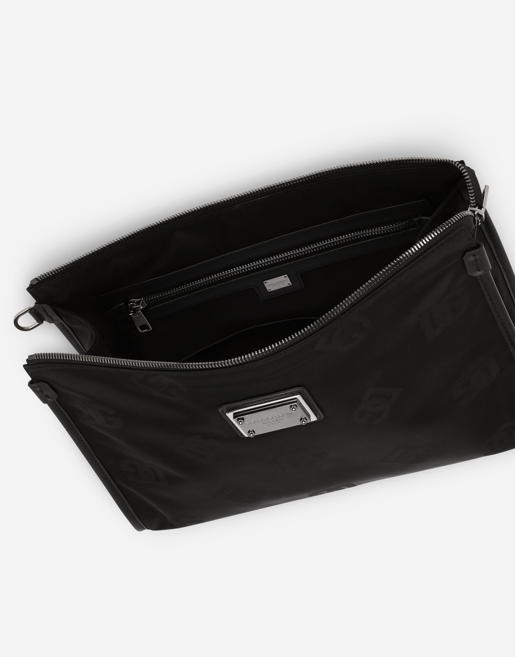 DOLCE & GABBANA NYLON POUCH WITH LOGO