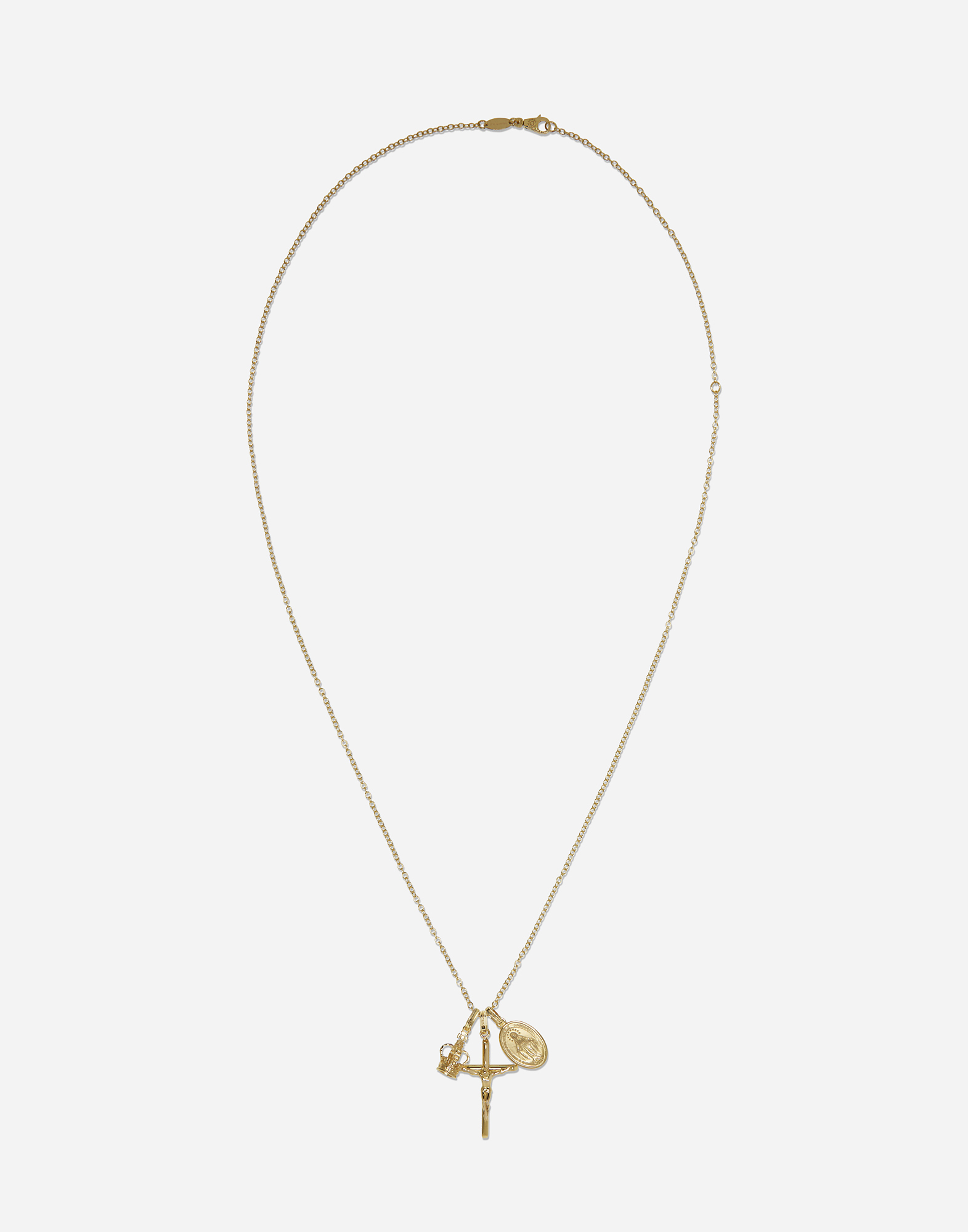 Dolce & Gabbana Sicily Pendant In Yellow Gold - Man Necklaces Gold Metal Onesize