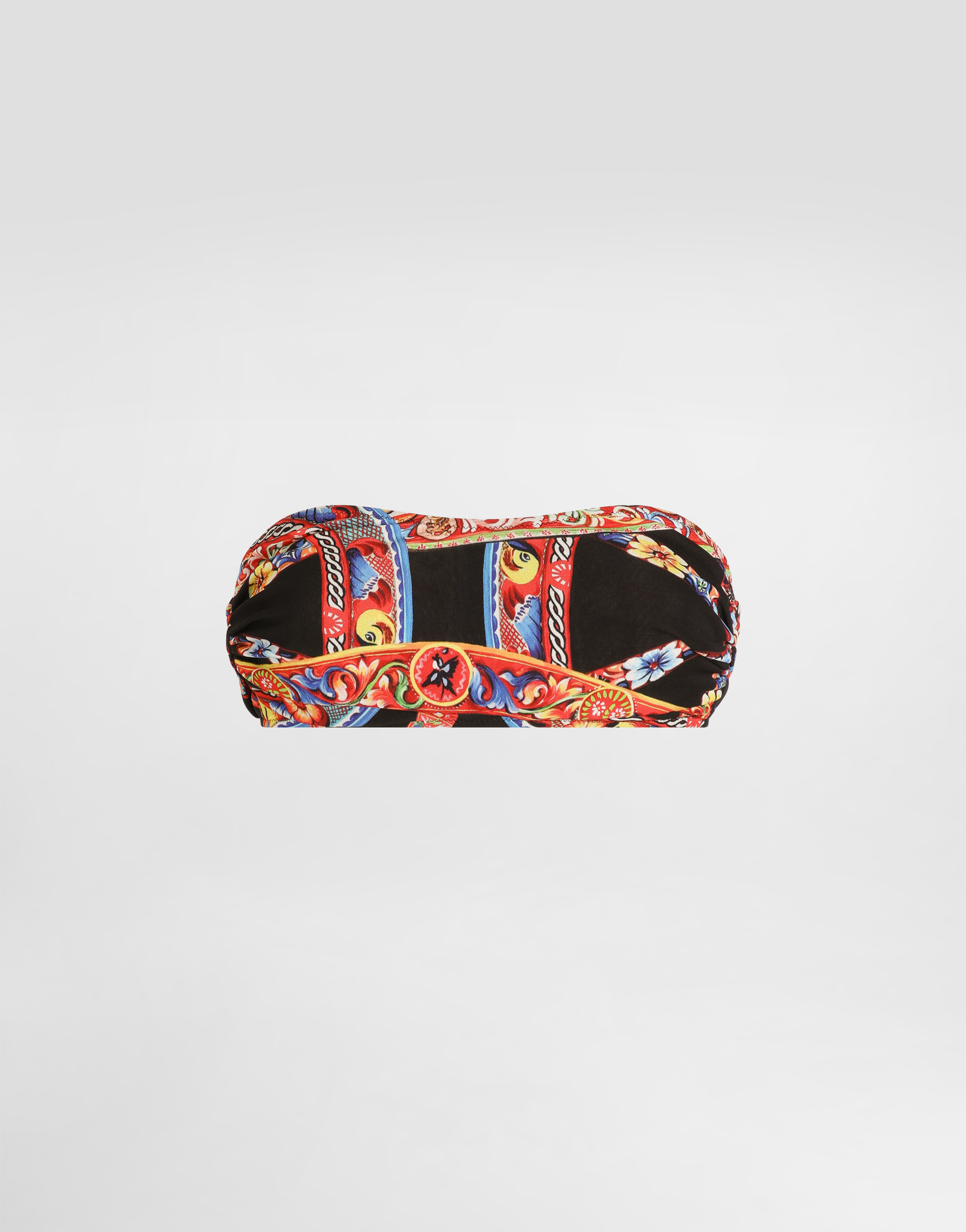 Dolce & Gabbana カレット プリント ビスコース ジャージー  トップ