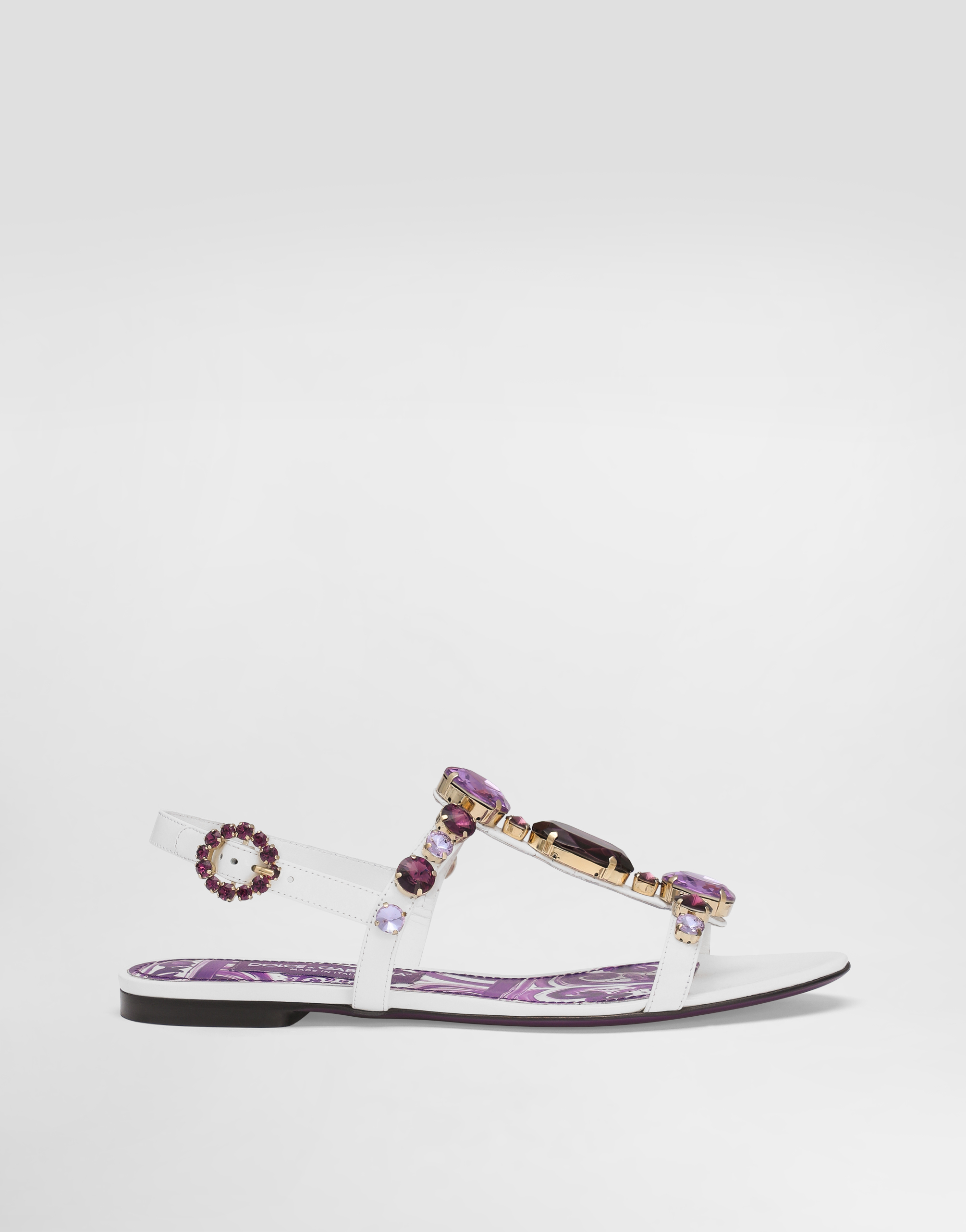 Dolce & Gabbana Flip-flops With Jewel Embroidery