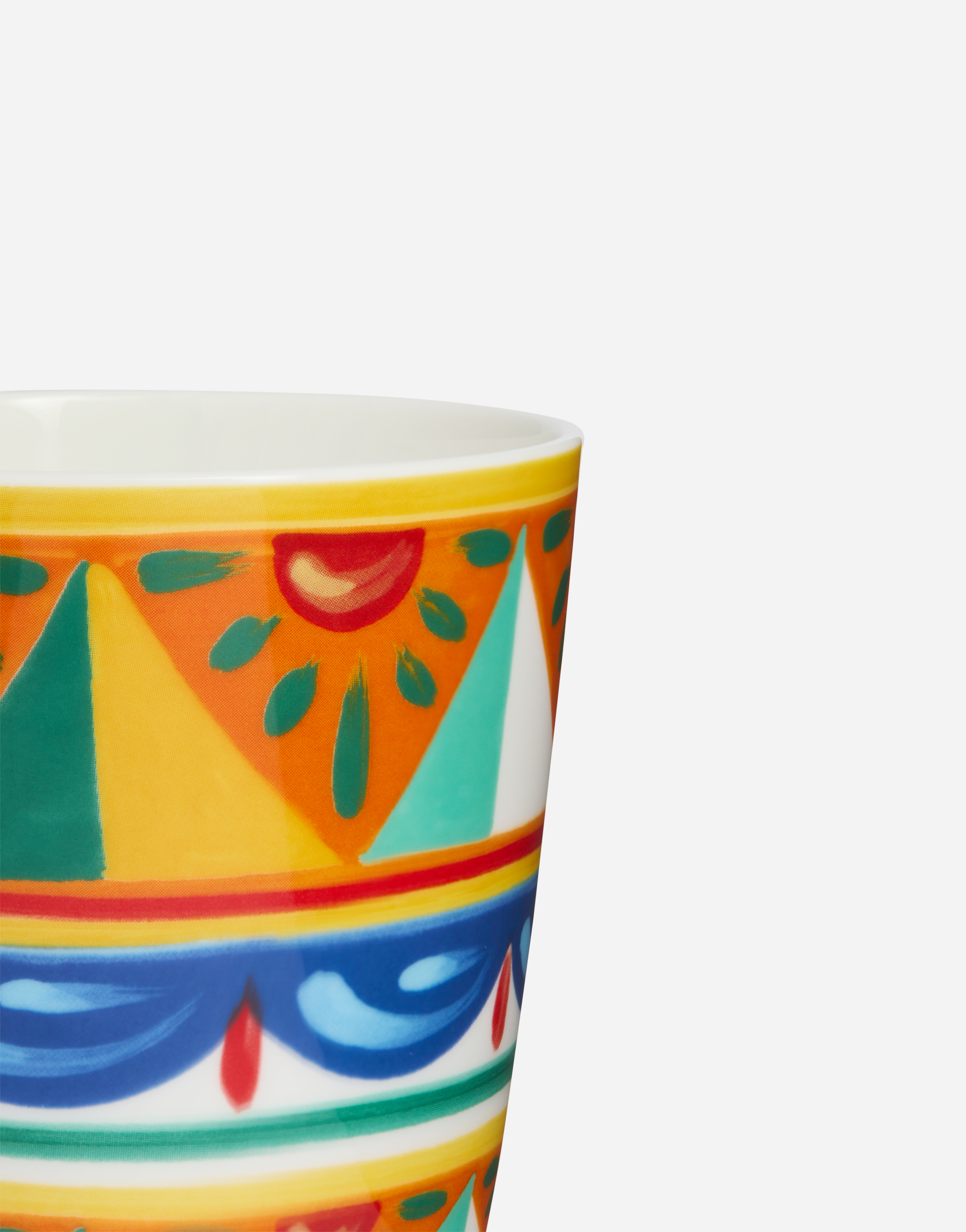 Shop Dolce & Gabbana Fine Porcelain Glass In Multicolor