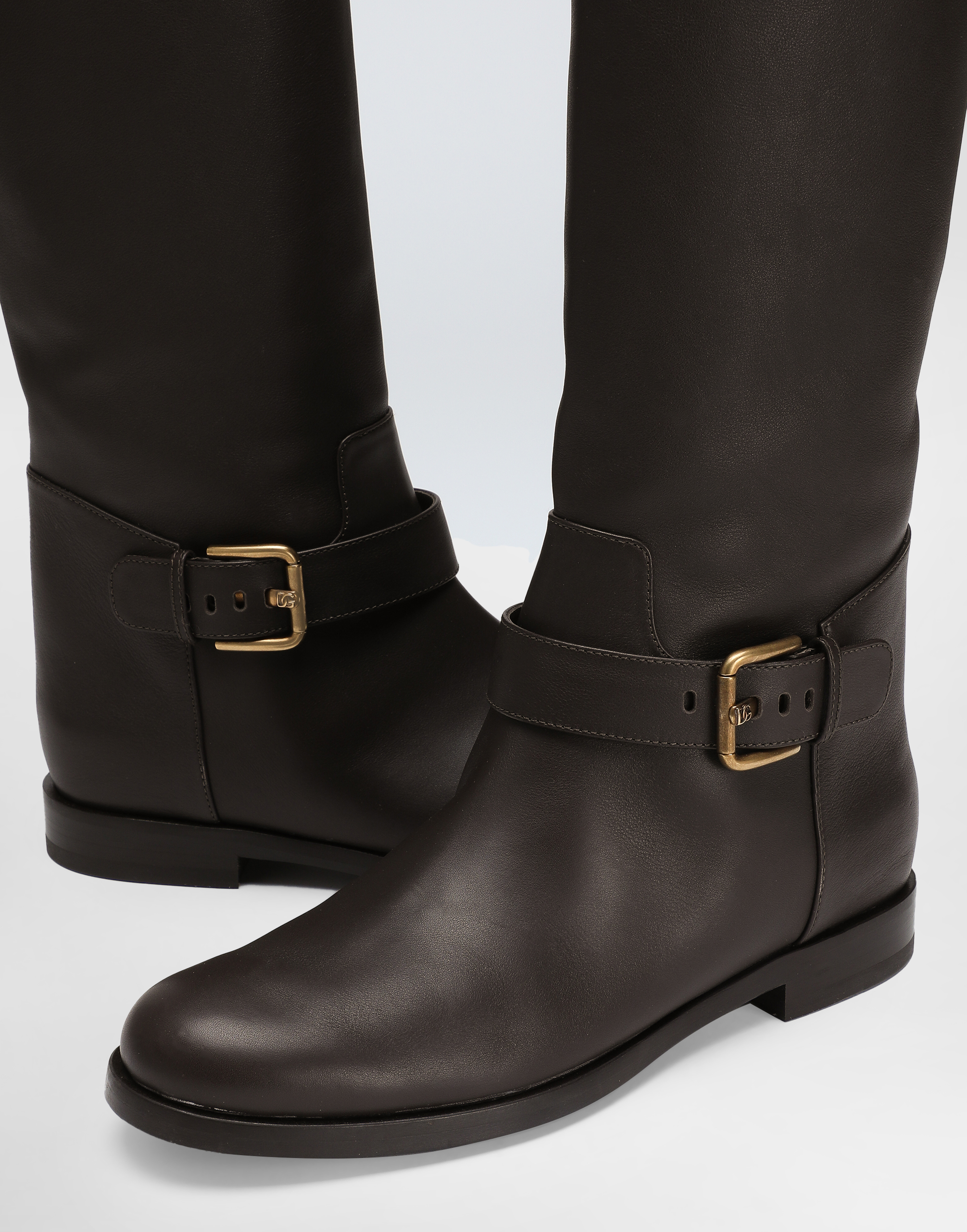 Calfskin boots