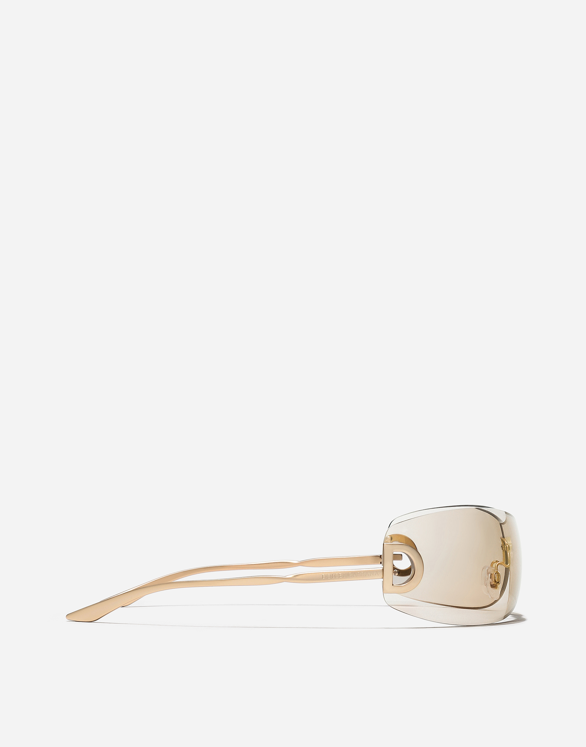 Dolce & Gabbana Dg Twist Sunglasses In Matte Gold